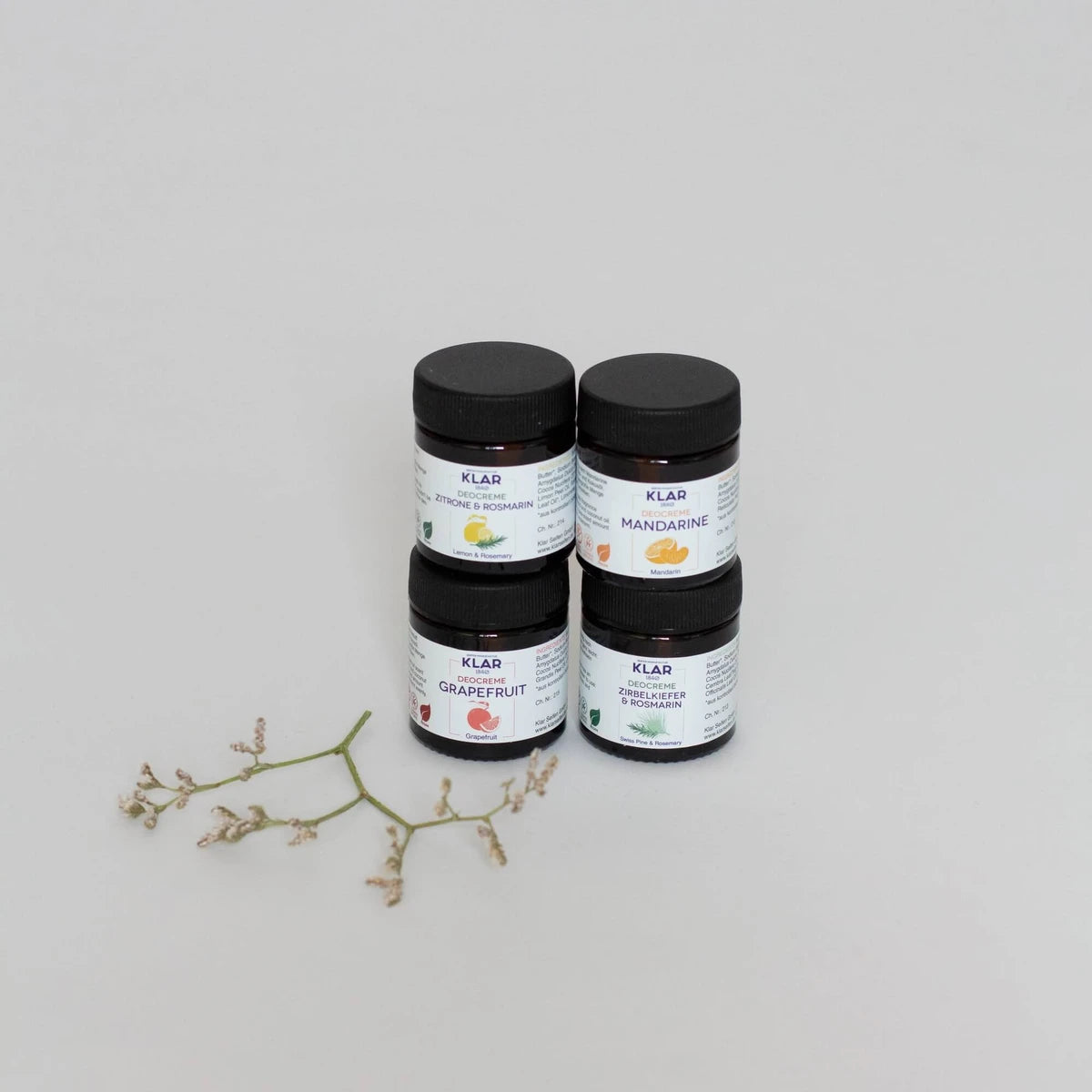 Deodorant Creme, Zitrone & Rosmarin, 30 ml.