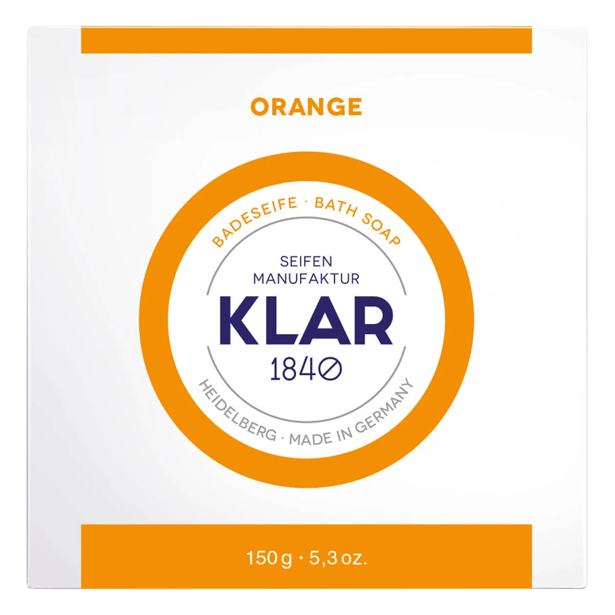 Badeseife, Orange, 150 gr.