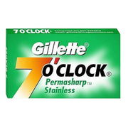 7 O'Clock Permasharp Edelstahl Rasierklingen, grün, 10 Stück.