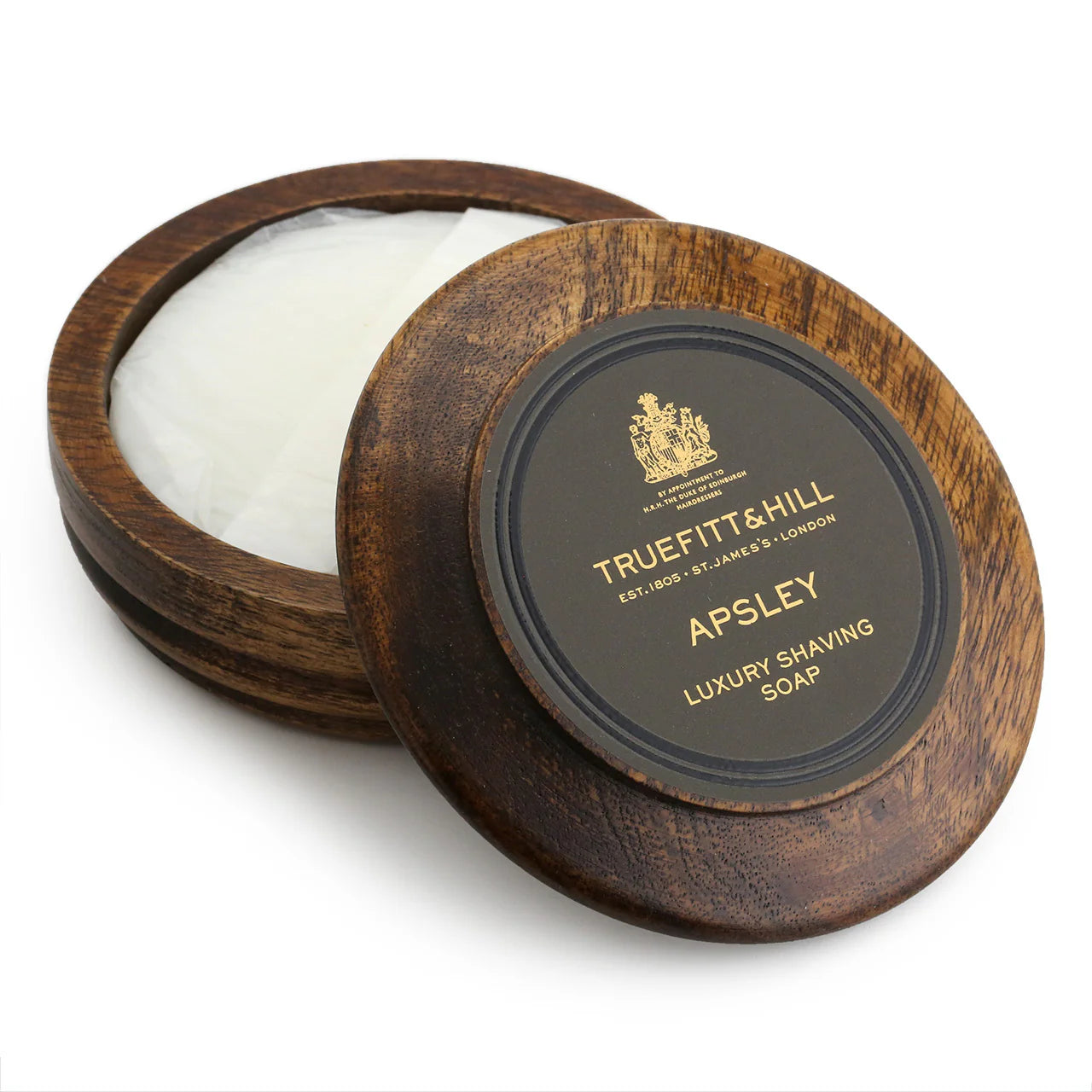 Rasierseife in Holzschale, Apsley, 99 gr.