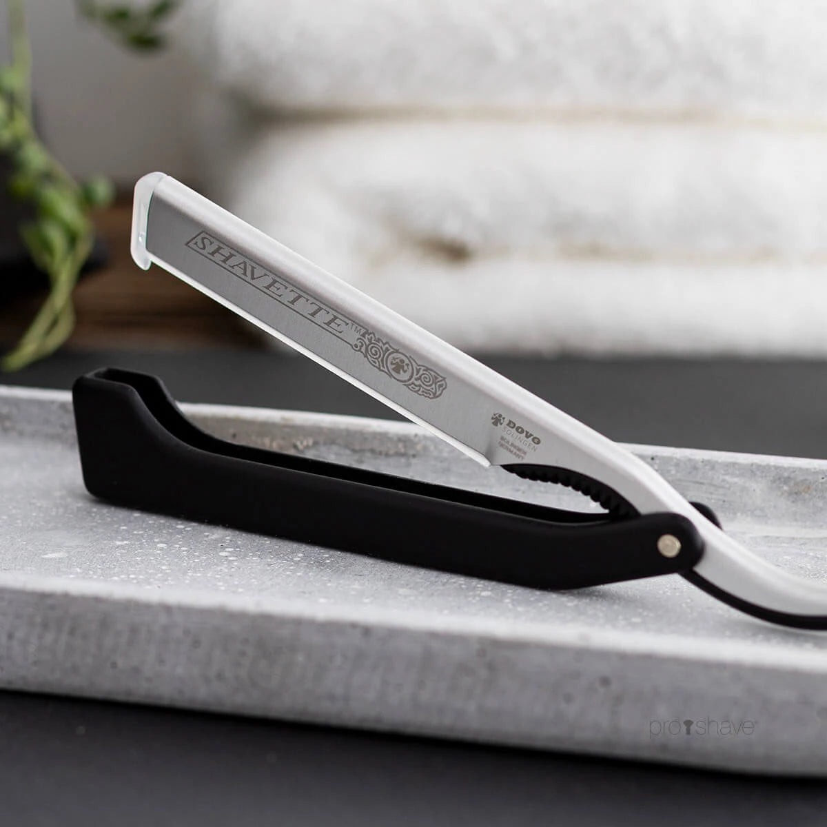 Shavette, Aluminium, Schwarz