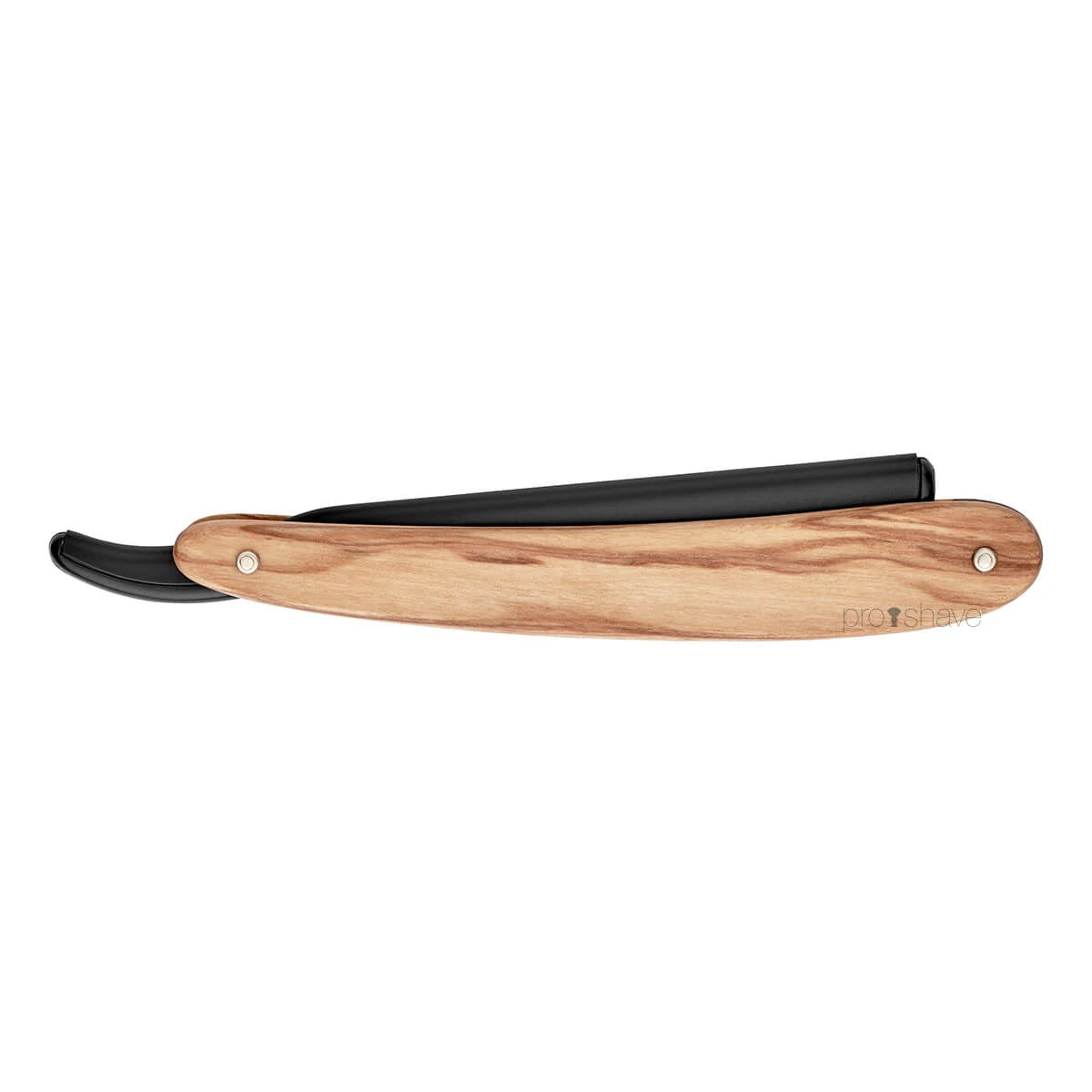 Shavette, Aluminium schwarz und Holz oliv
