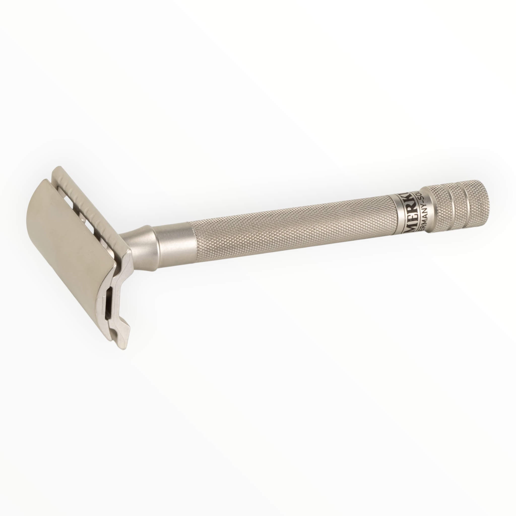 23 INOX DE Rasierhobel, lang, aus Edelstahl