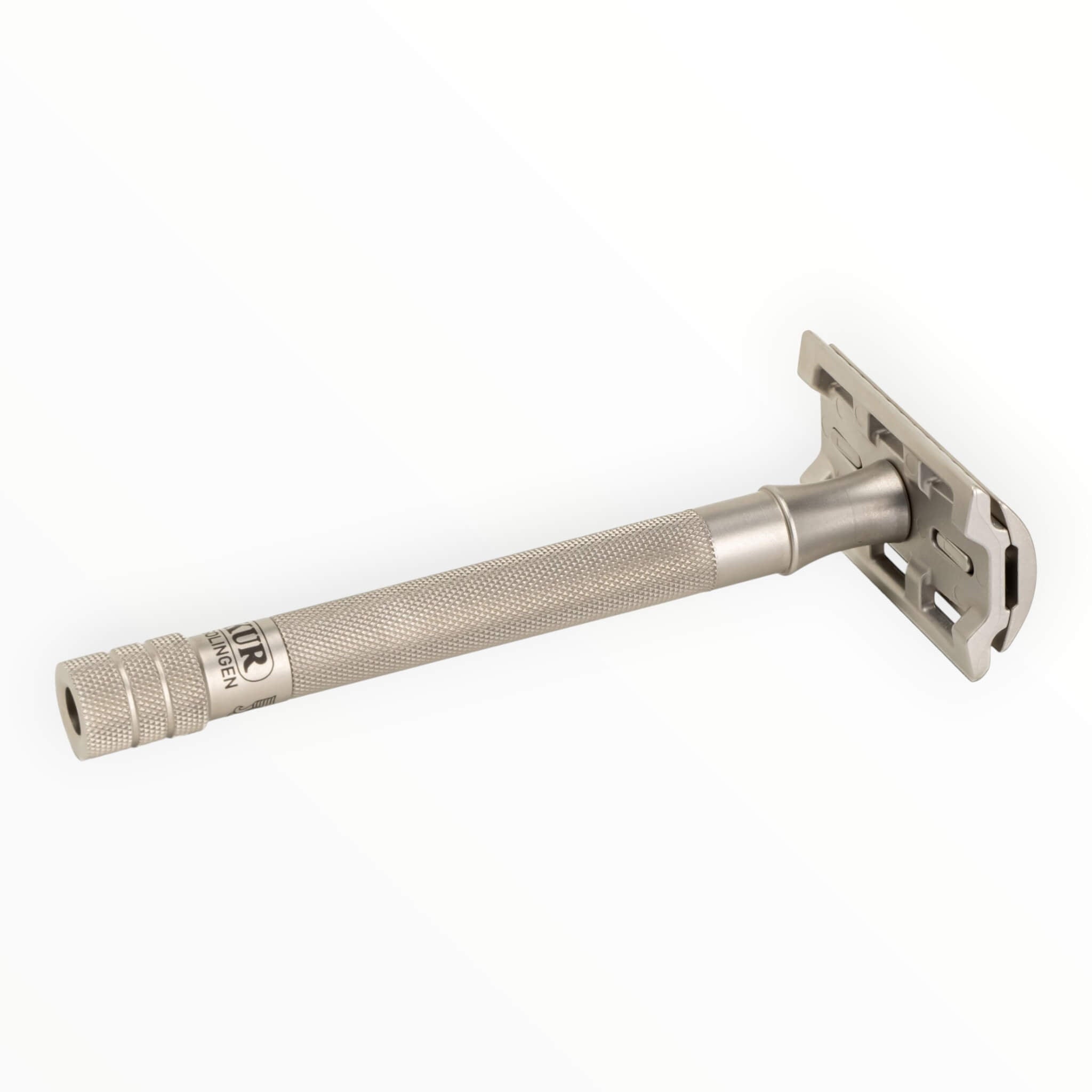 23 INOX DE Rasierhobel, lang, aus Edelstahl