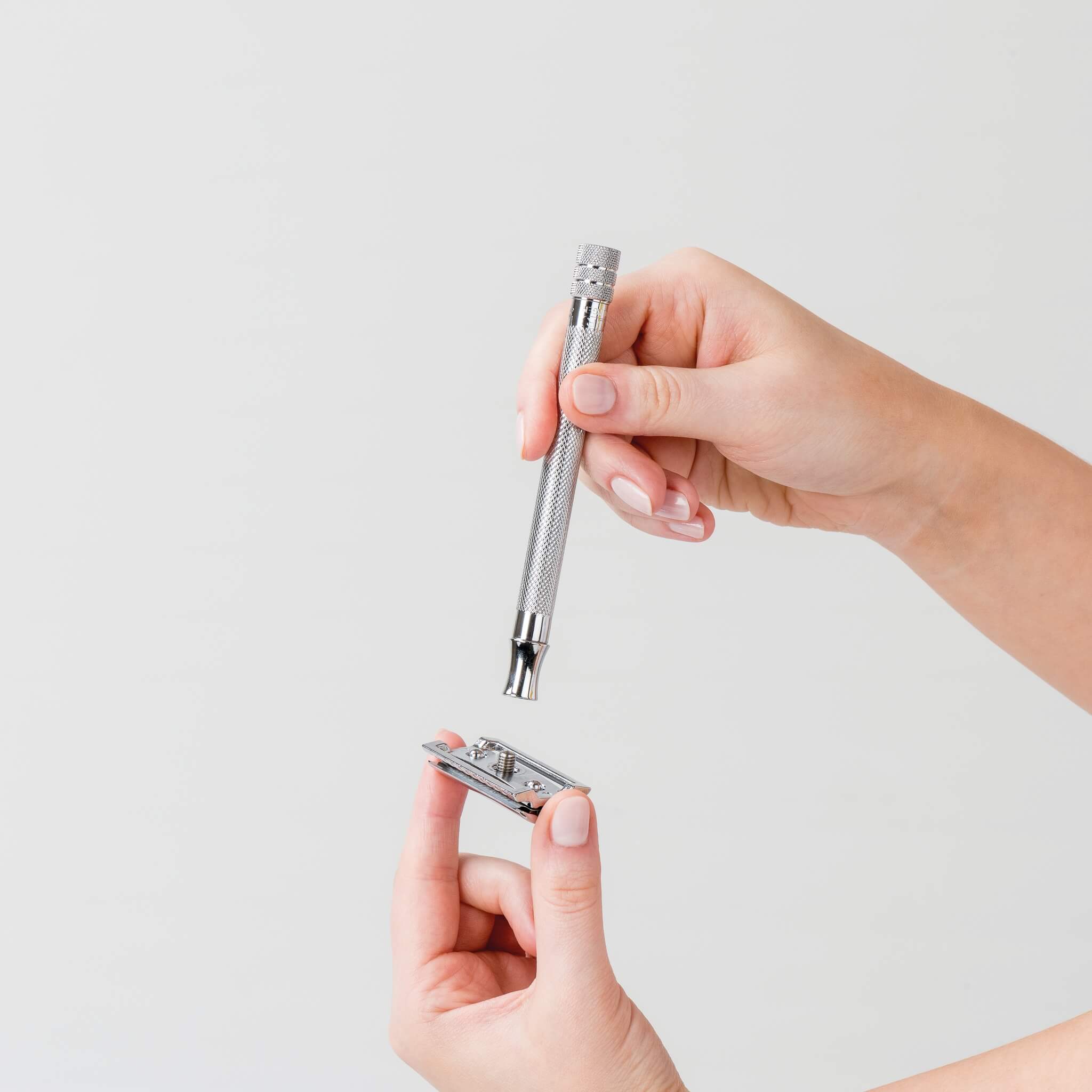 24C DE-Rasierhobel, Langer Griff