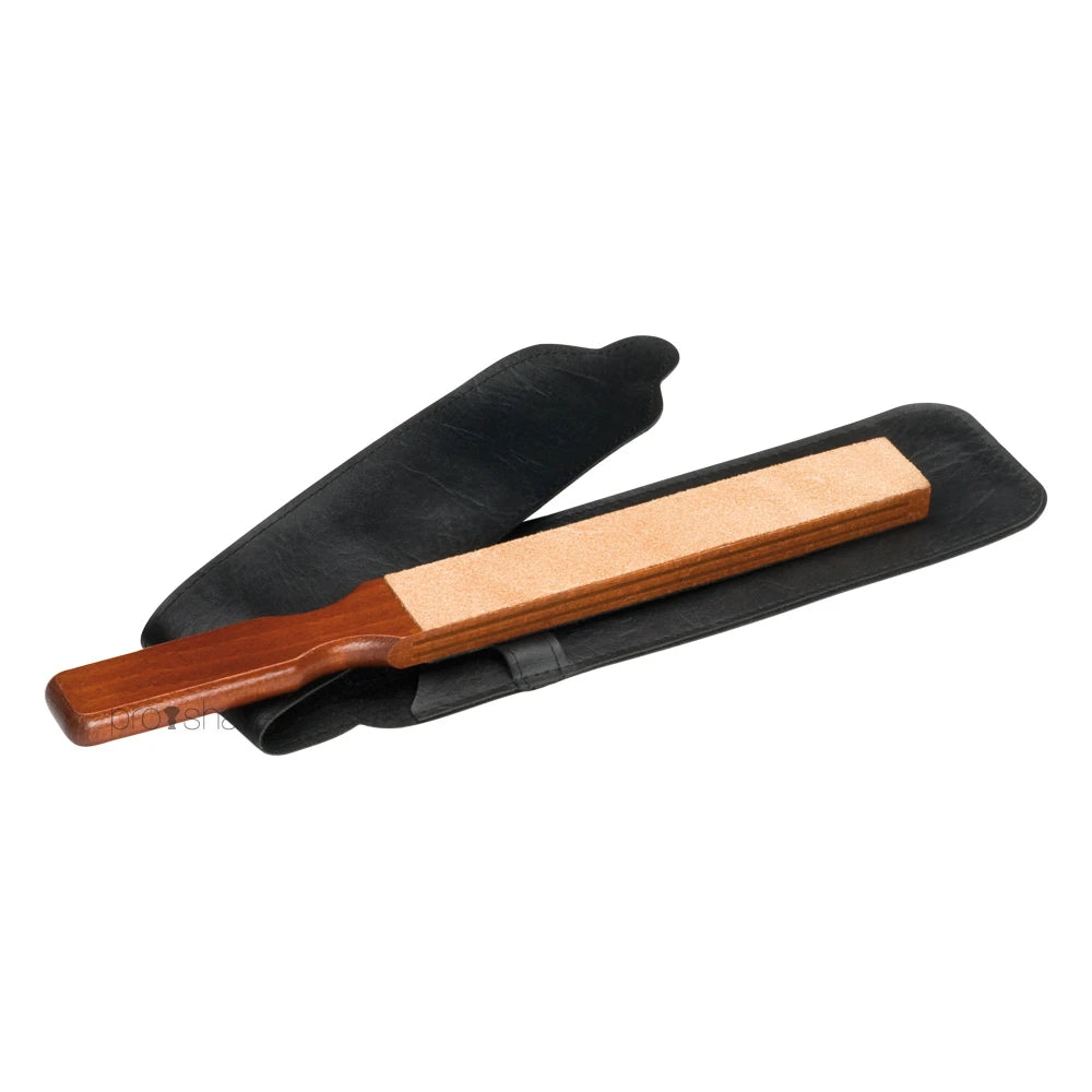 2-seitiger Paddelriemen für Rasiermesser, Leder