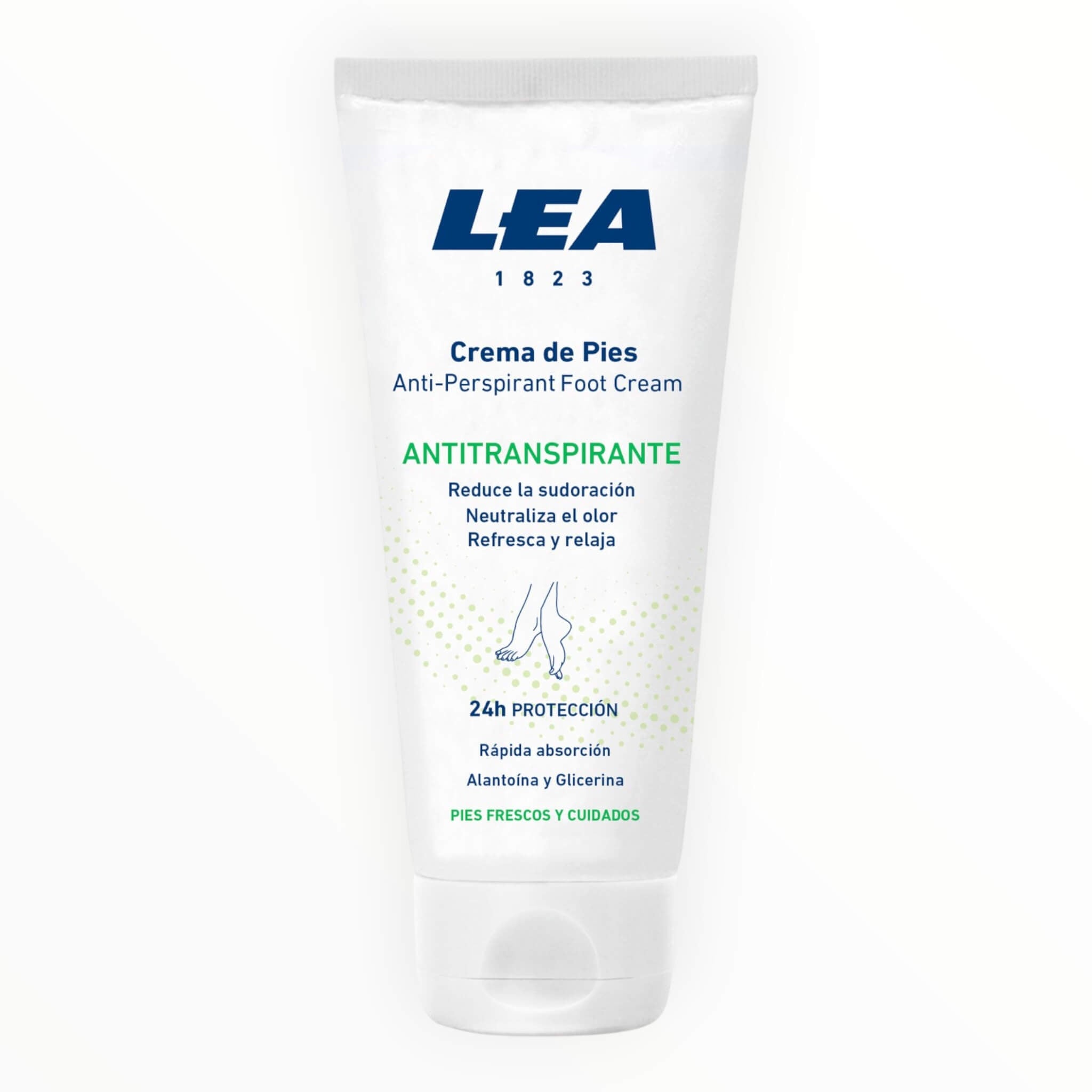 Fußcreme, Antitranspirant, 75 ml.