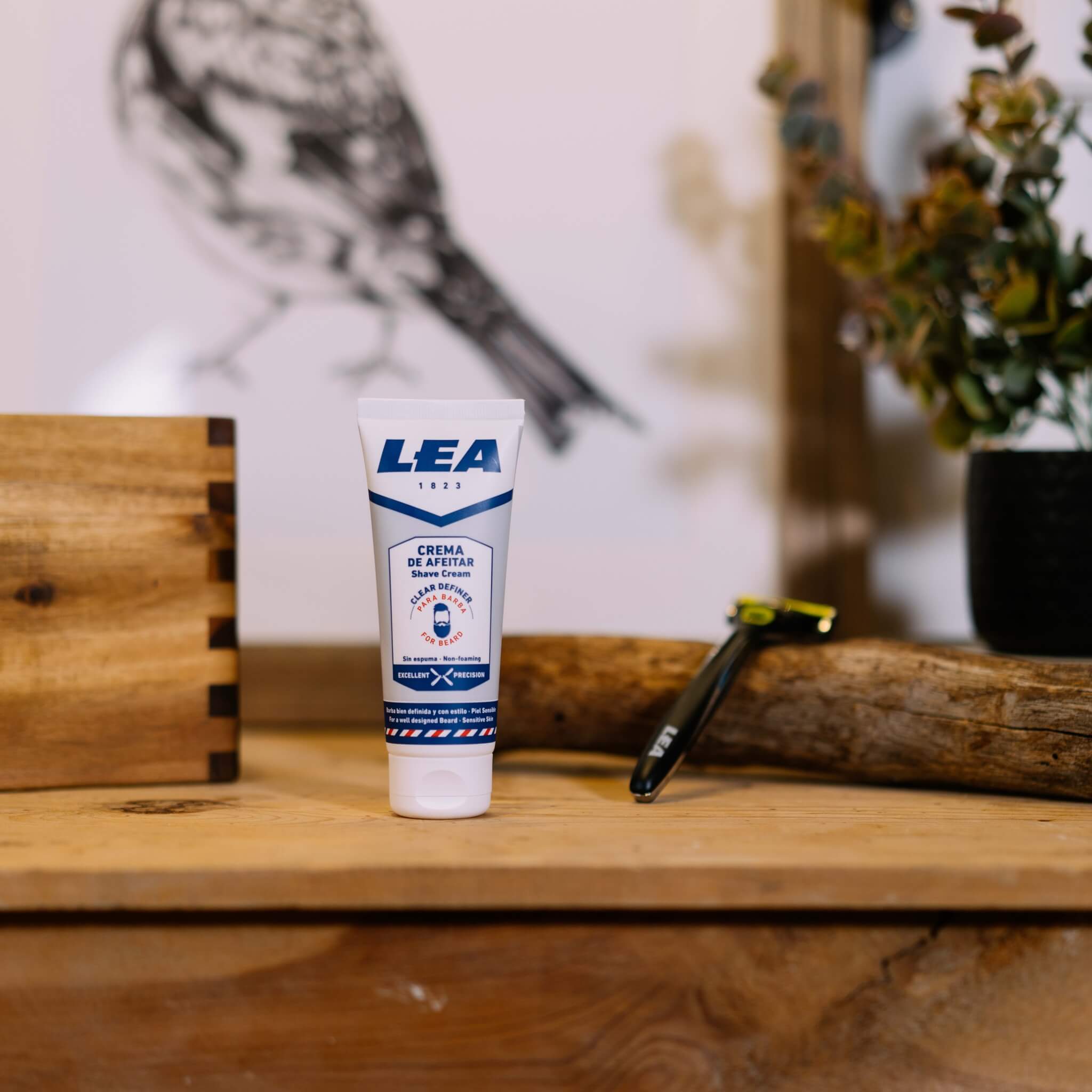 Transparente Rasiercreme, 75 ml.