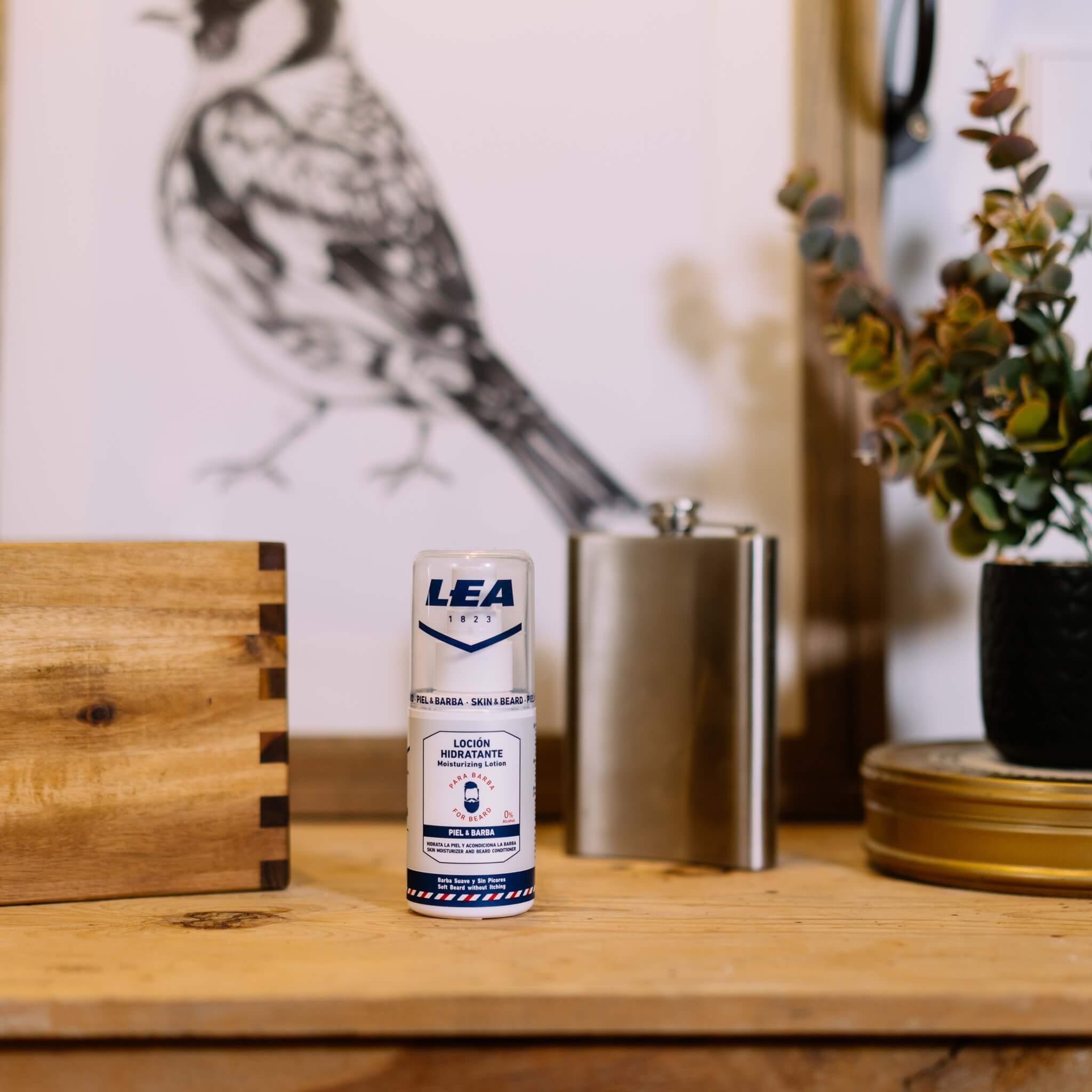 Feuchtigkeitscreme für Gesicht und Bart, 75 ml.