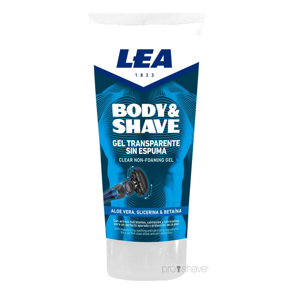 Body & Shave Nichtschäumendes Rasiergel, 175 ml.