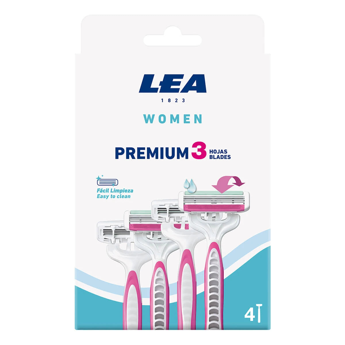 Premium 3, Einwegrasierer für Frauen, 4 Stück.