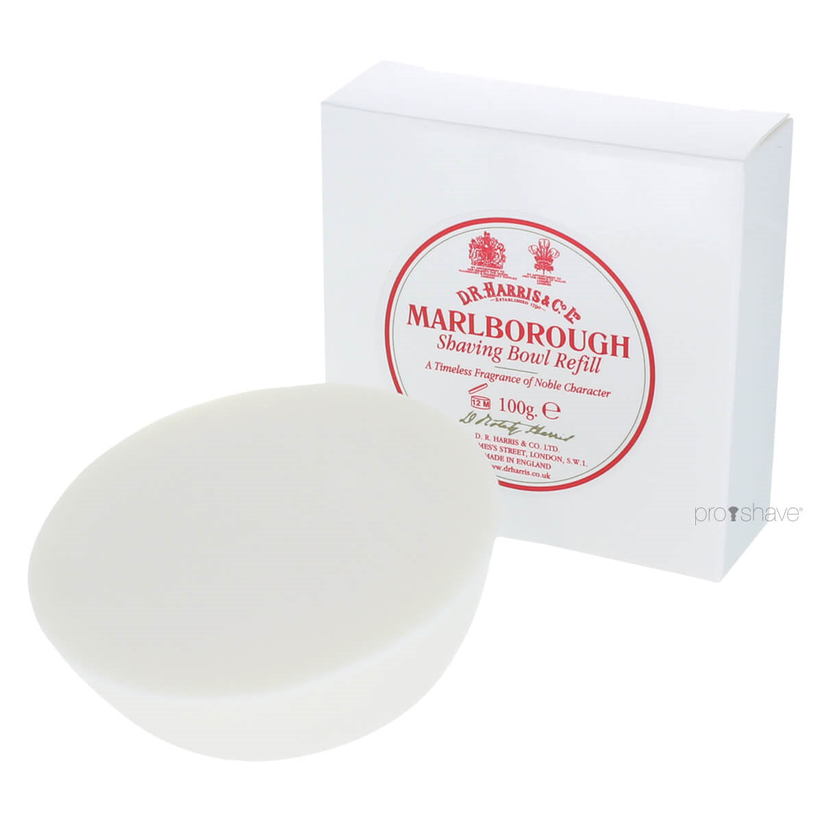 Marlborough Rasierseife, Nachfüllpackung, 100 gr.