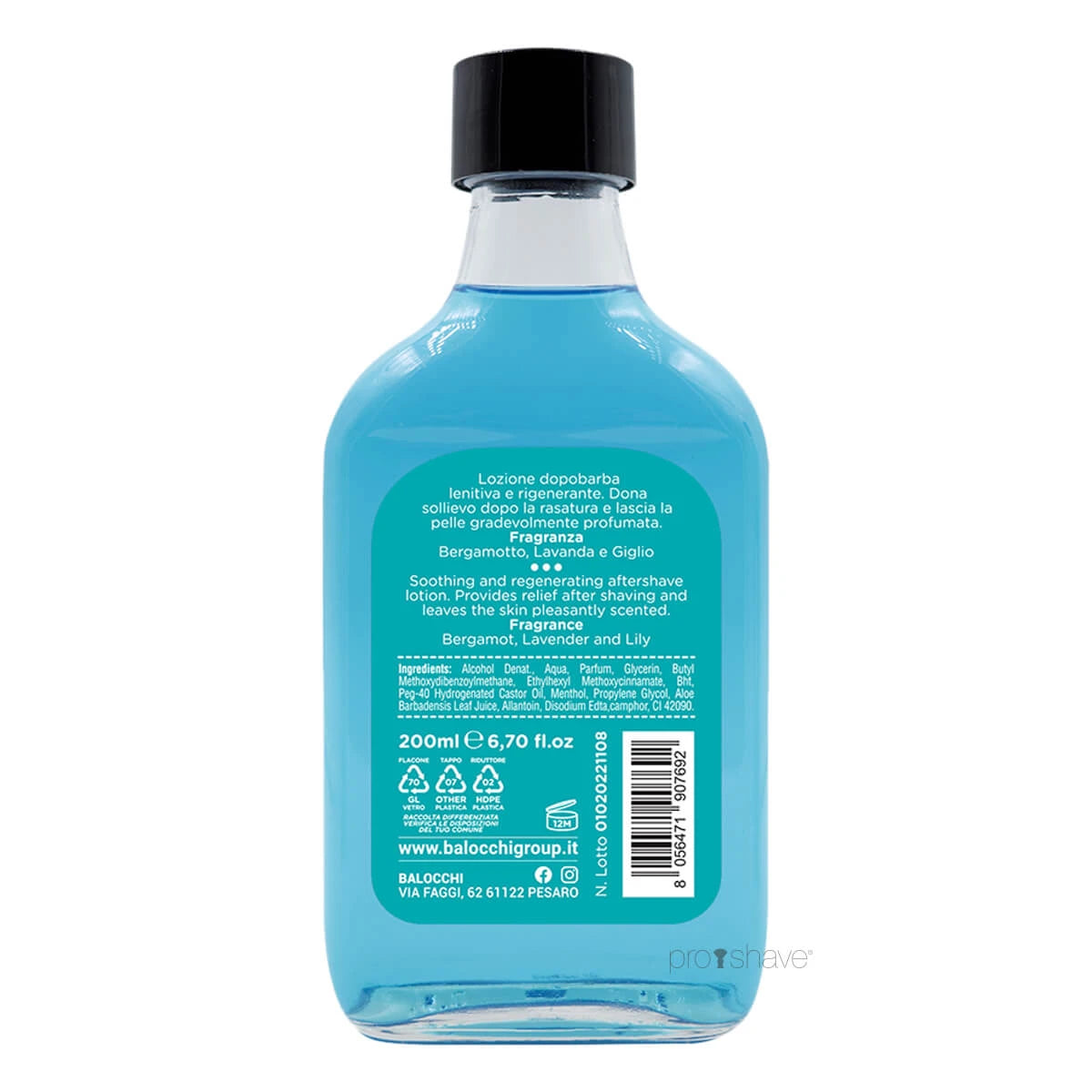 Aftershave, 200 ml.