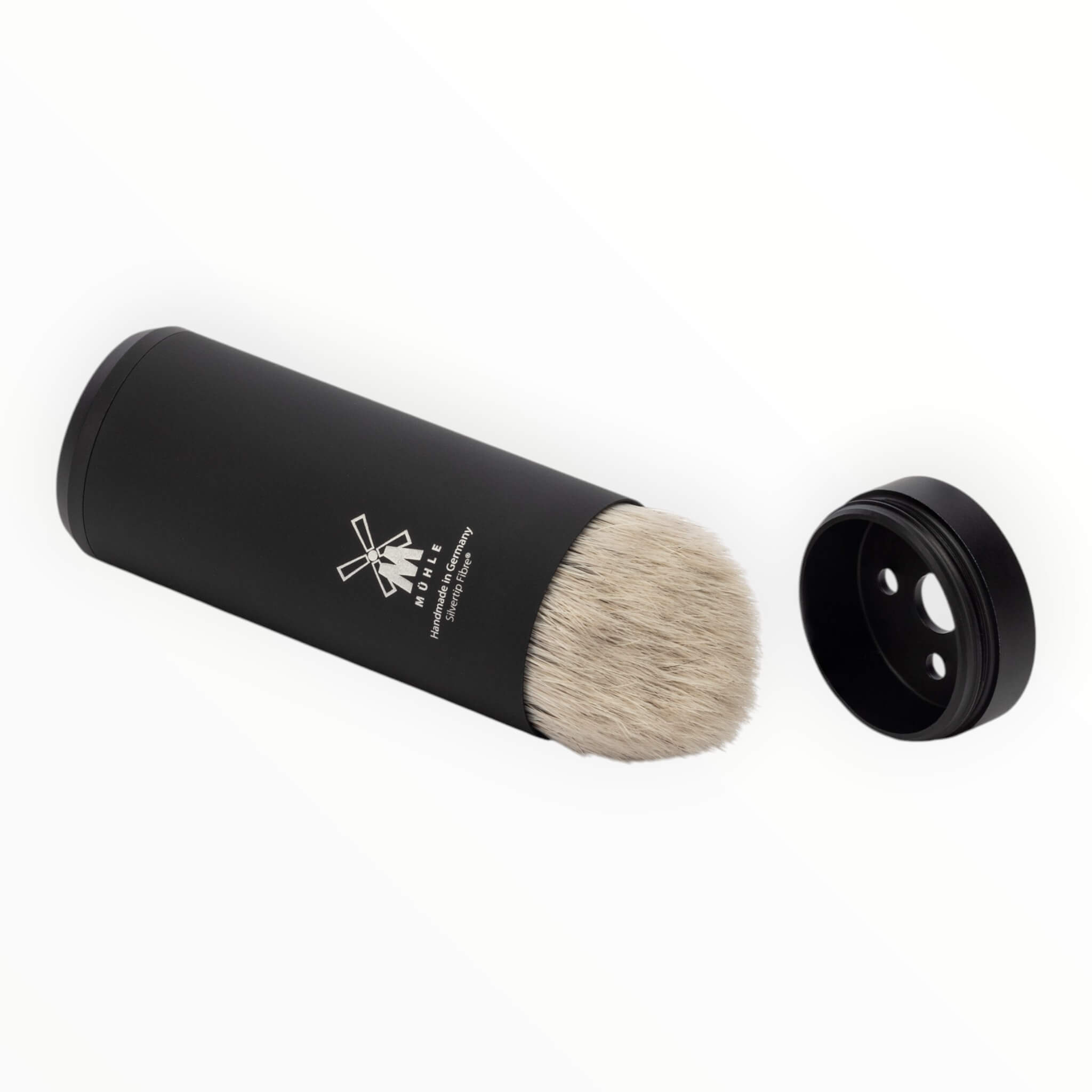 Reisebürste Silvertip Fibre®, 21 mm, Mattschwarz
