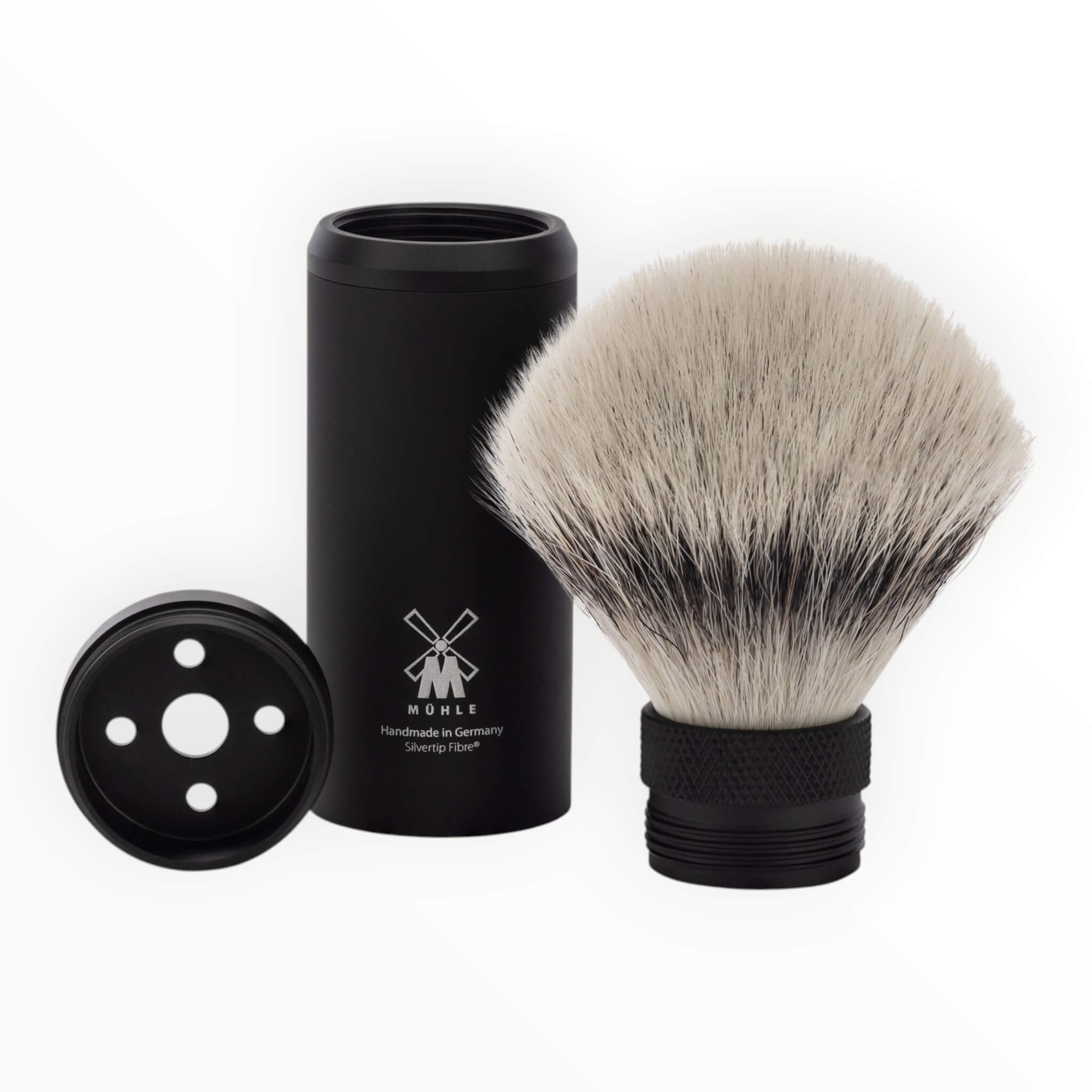 Reisebürste Silvertip Fibre®, 21 mm, Mattschwarz