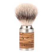 Silvertip Fibre® Rasierpinsel, 21 mm, Rocca, Rostfreier Stahl & Birkenrinde