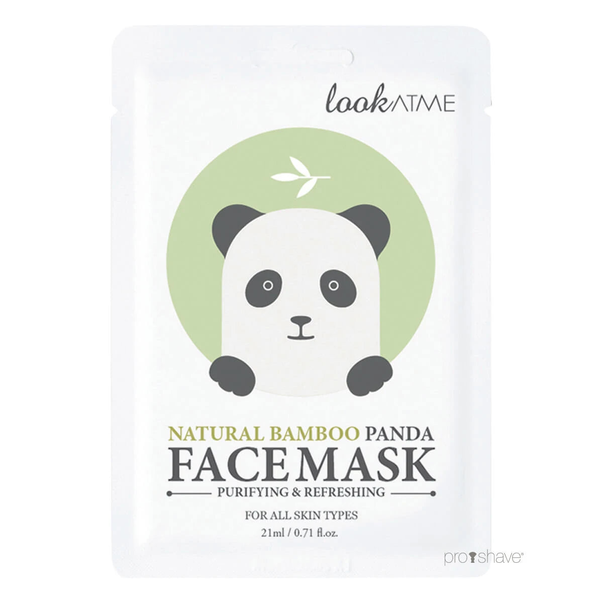 Gesichtsmaske, Panda, Natürlicher Bambus, HINWEIS DATE*