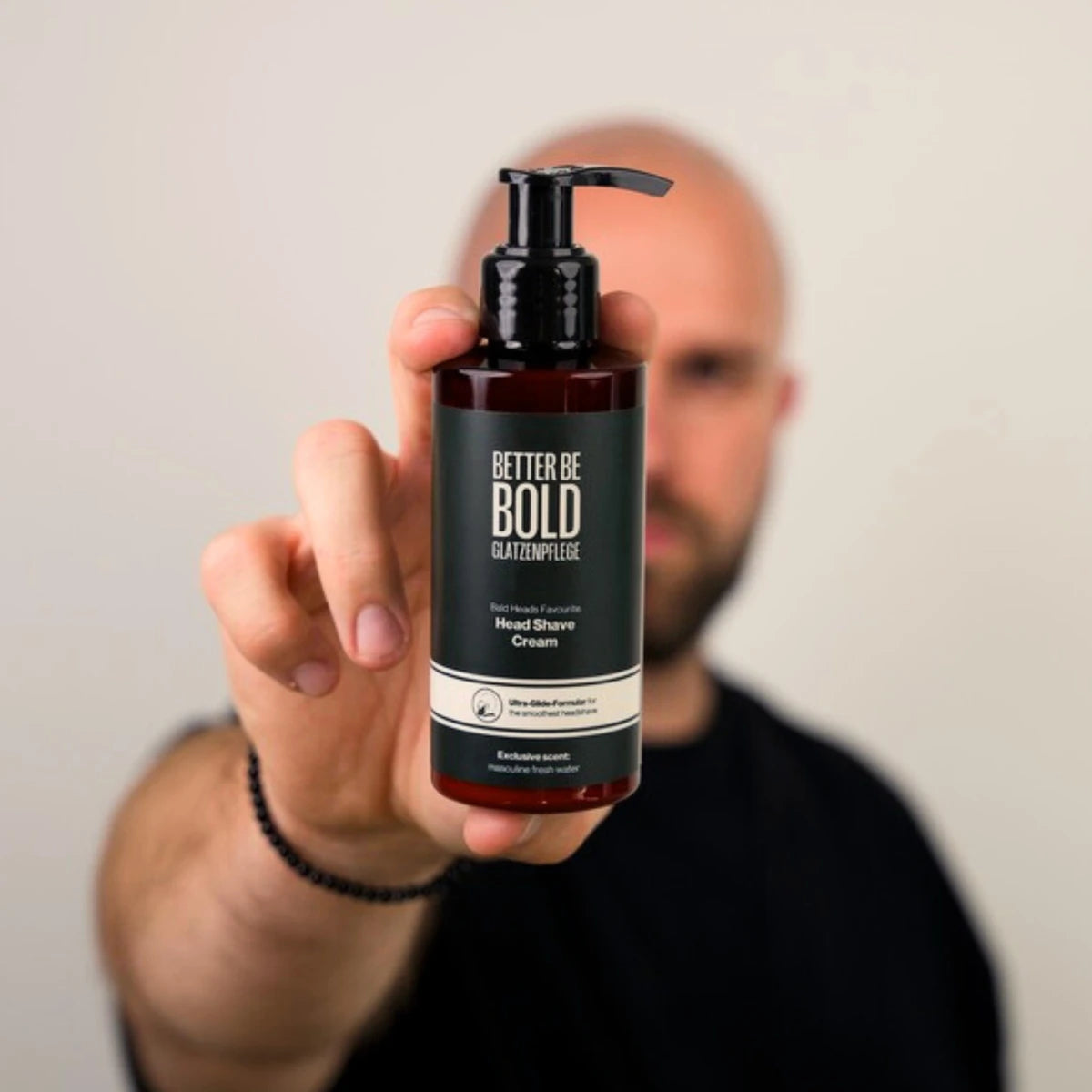 Head Shave Cream, Ultra-glide Formel, 150 ml.
