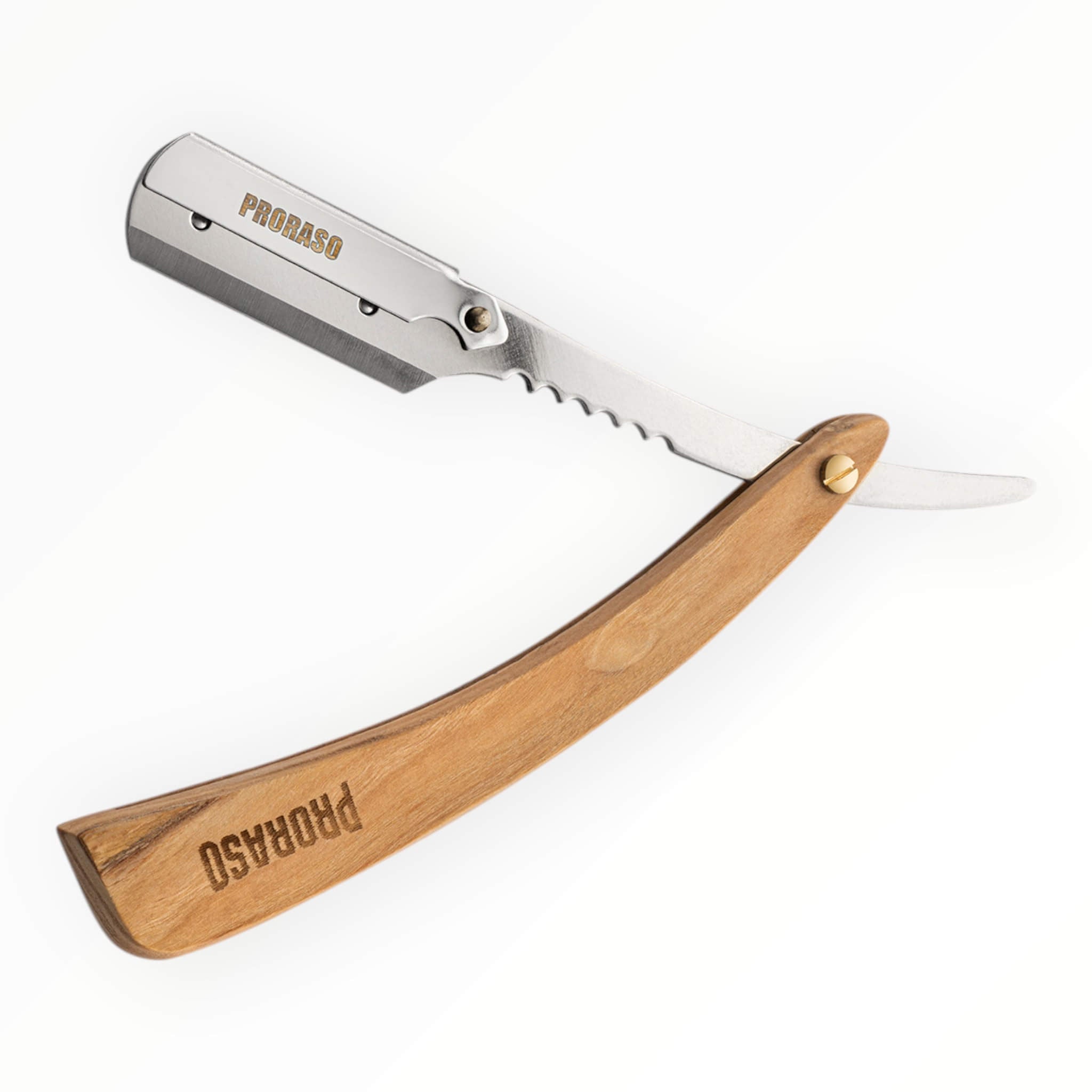 Shavette mit Holzgriff