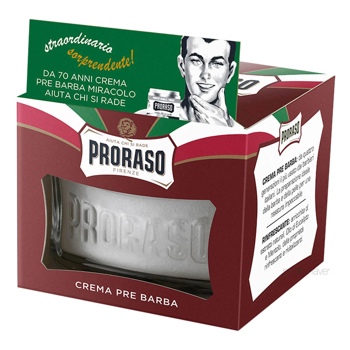 Pre-Shave Creme - Nourishing, Sandelholzöl und Shea Butter, 100 ml.