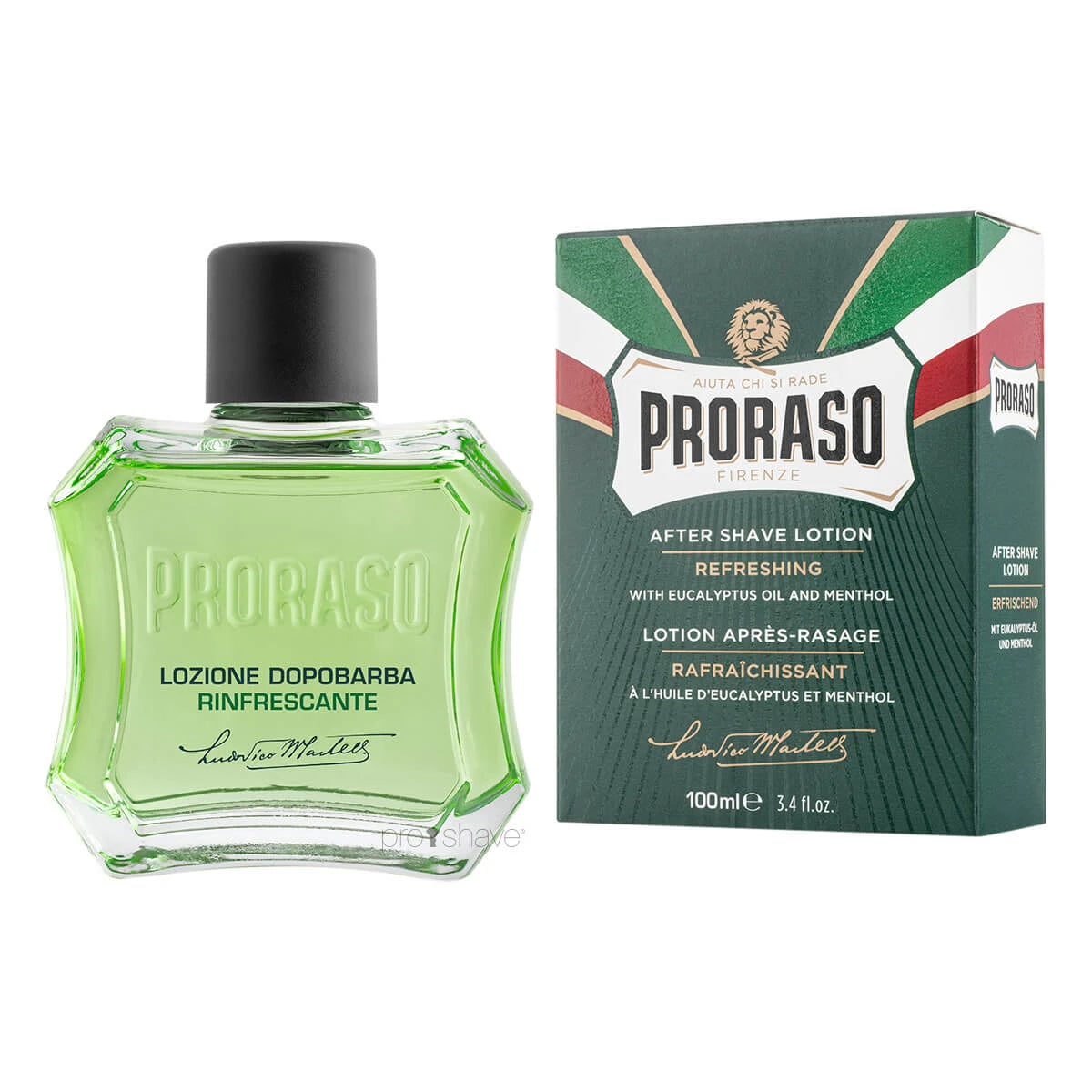 Aftershave Splash - Refresh, Eukalyptus & Menthol, 100 ml.