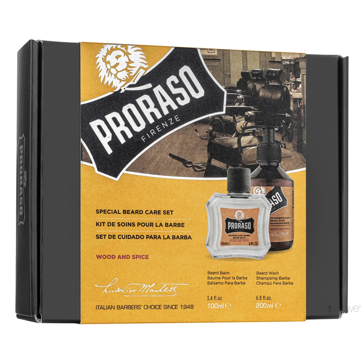 Geschenksets, Duo Pack, Bartshampoo & Bartbalsam, Wood & Spice