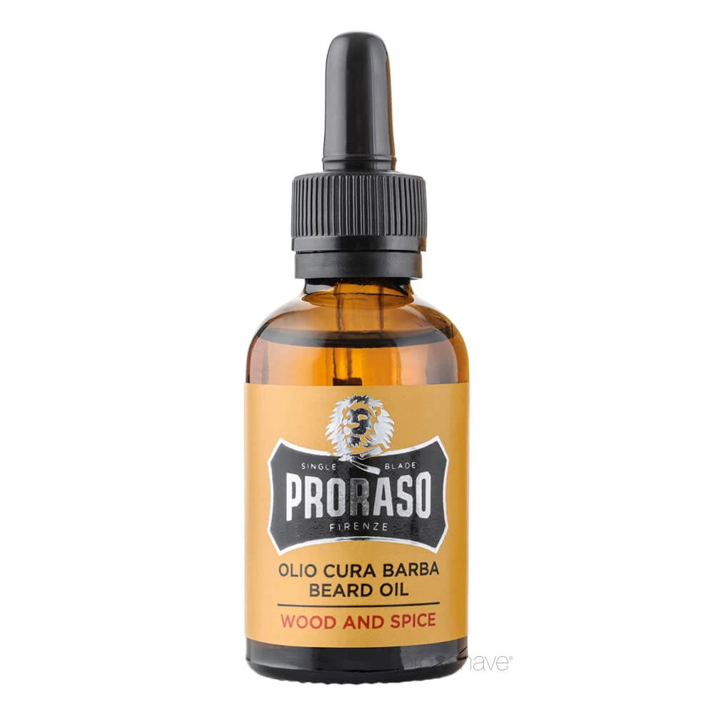 Bartöl, Wood & Spice, 30 ml.