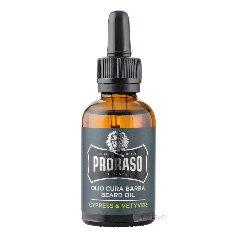 Bartöl, Cypress & Vetiver, 30 ml.