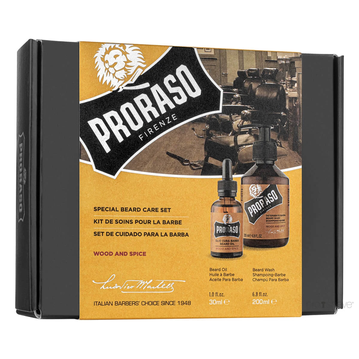 Geschenksets, Duo Pack, Bartshampoo & Bartöl, Wood & Spice
