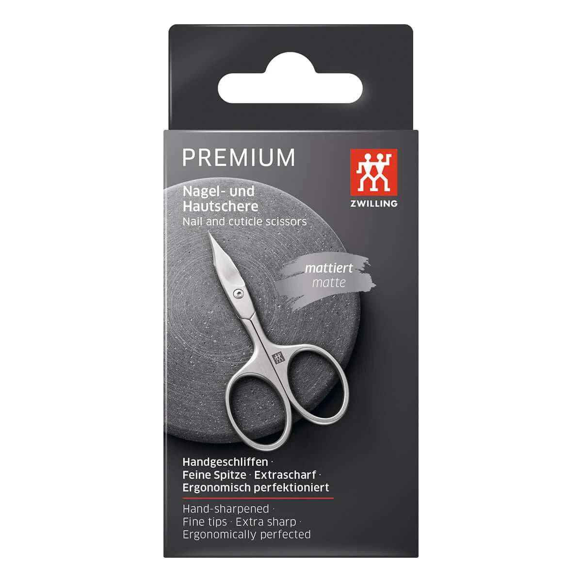 2-in-1-Nagel- und Hautschere, matt