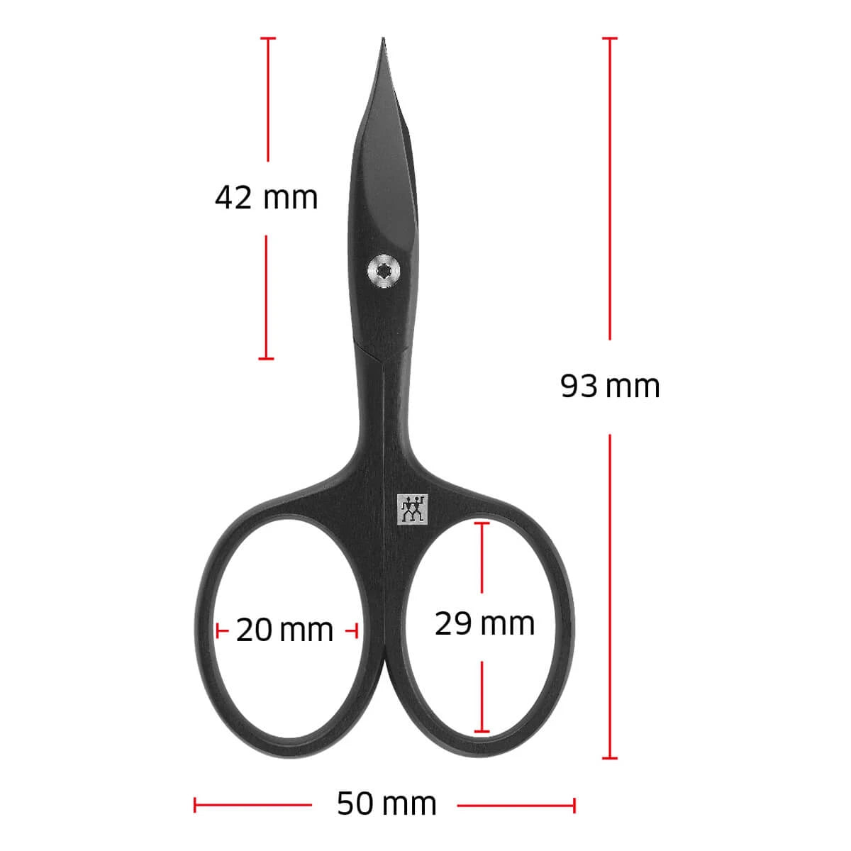 2-in-1-Nagel- und Hautschere, schwarz