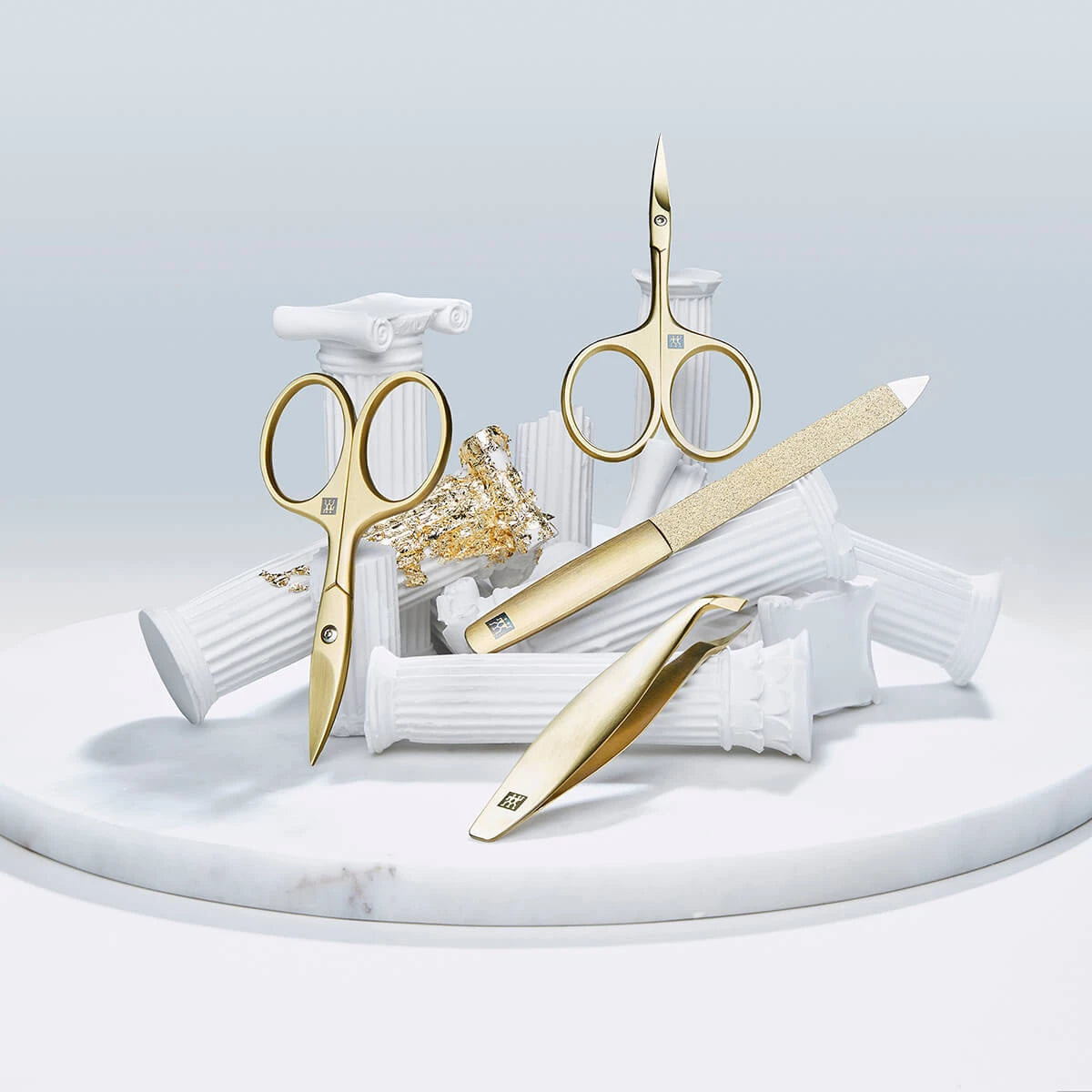 Nagelschere, Gold