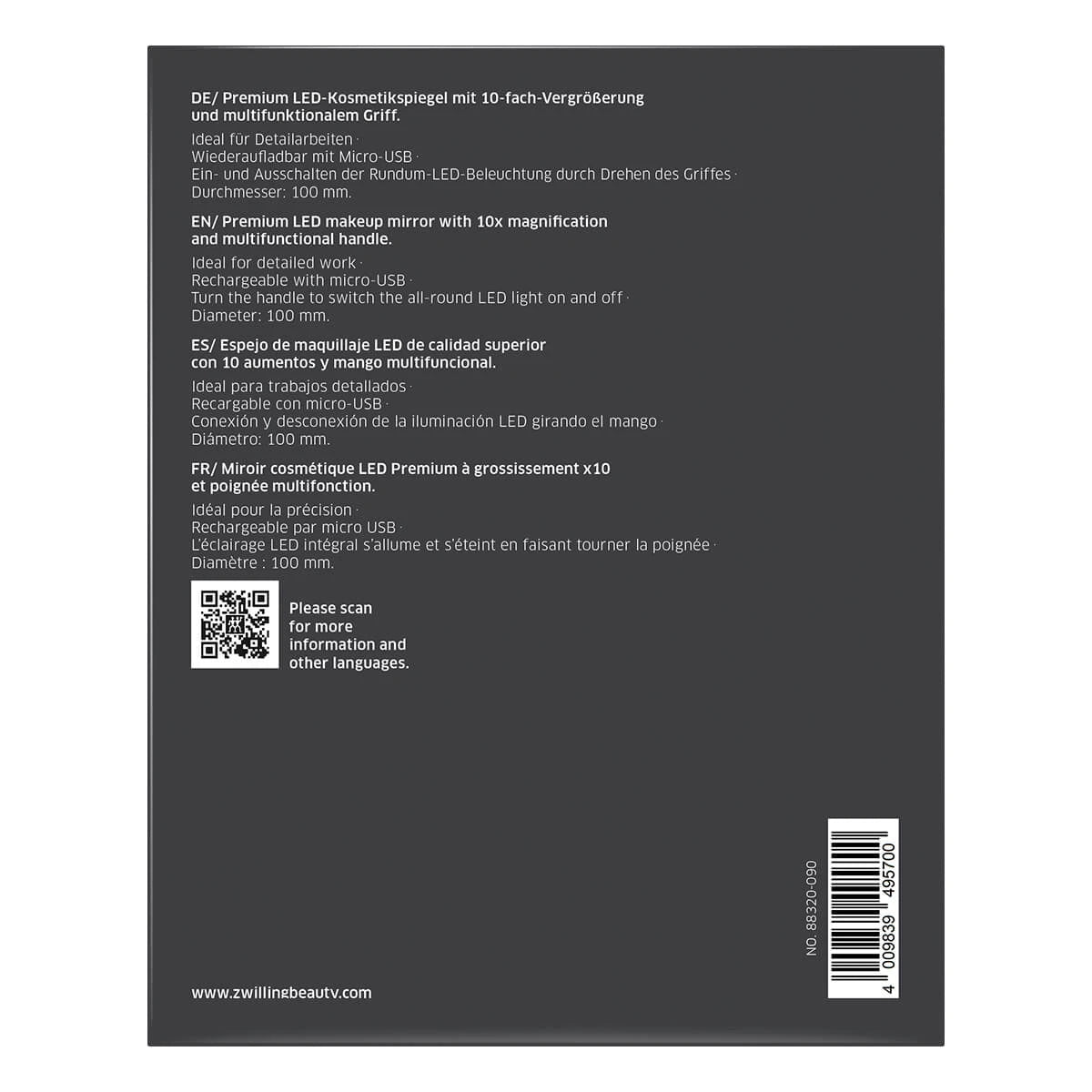 Spiegel, LED