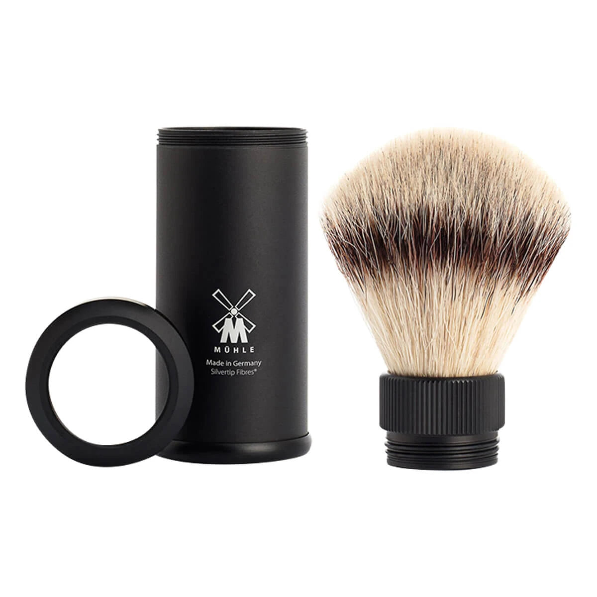 Reisebürste Silvertip Fibre®, 21 mm, Mattschwarz