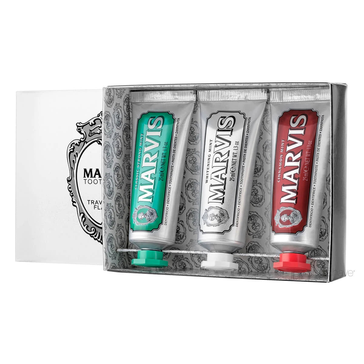 Zahnpasta Geschenksets, 3 x 25 ml.
