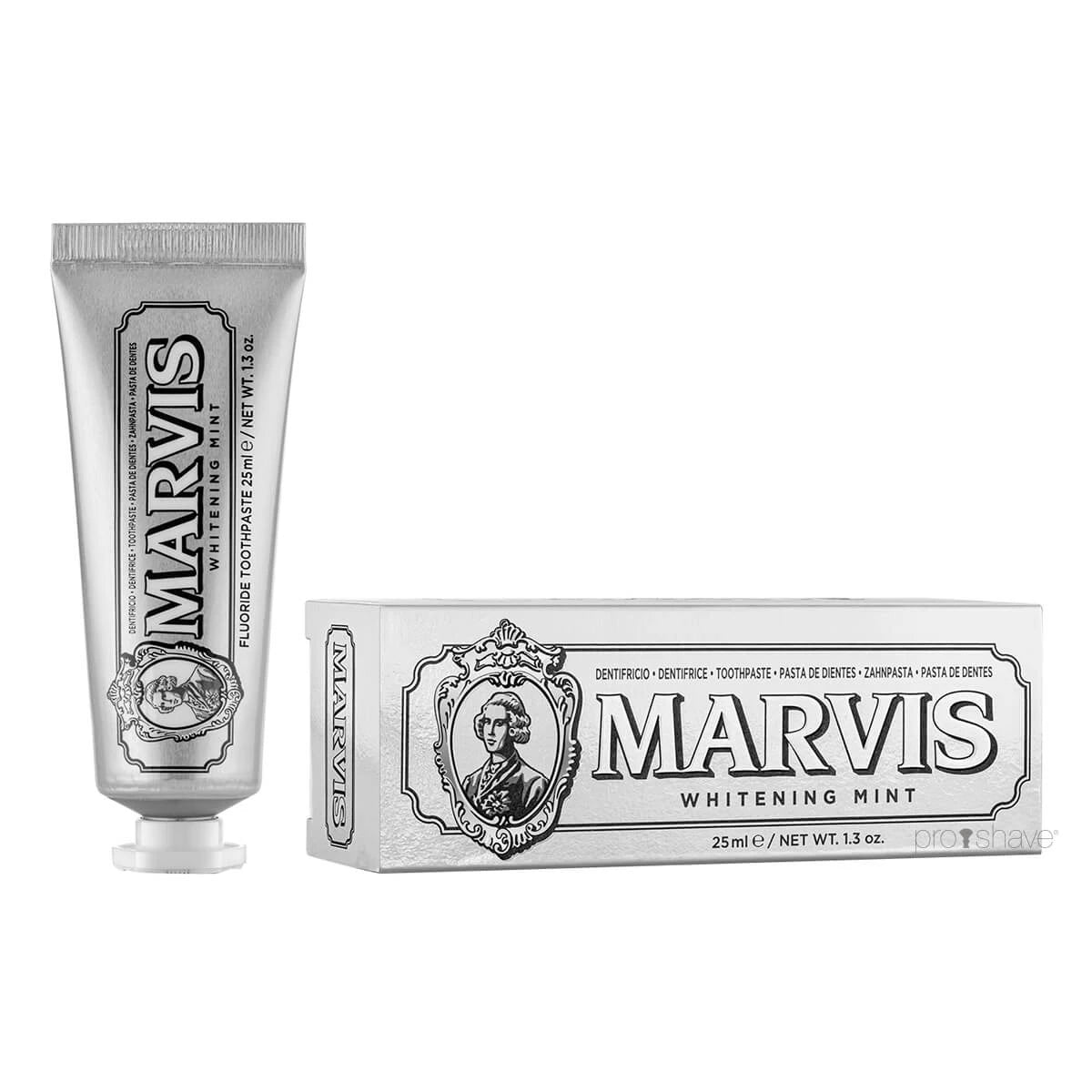 Whitening Mint Zahnpasta, Reisegrößen, 25 ml.