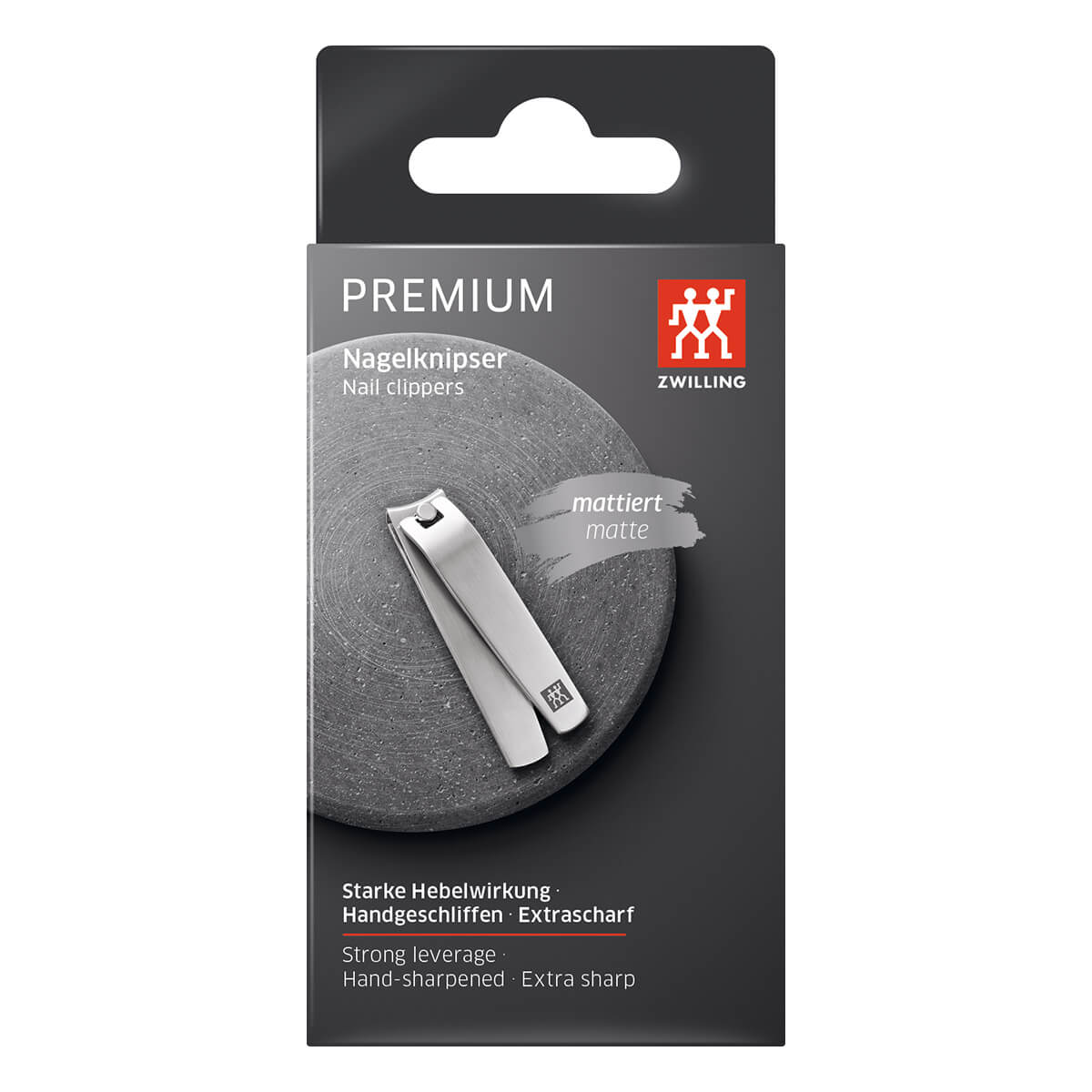 Nagelknipser, Klein, Matte, 6 cm.