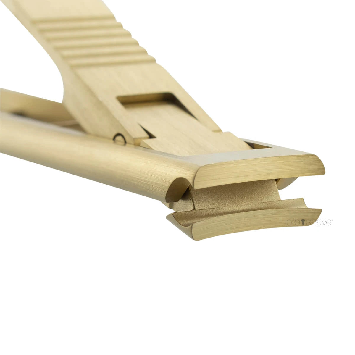 Nagelknipser im Lederetui, Gold