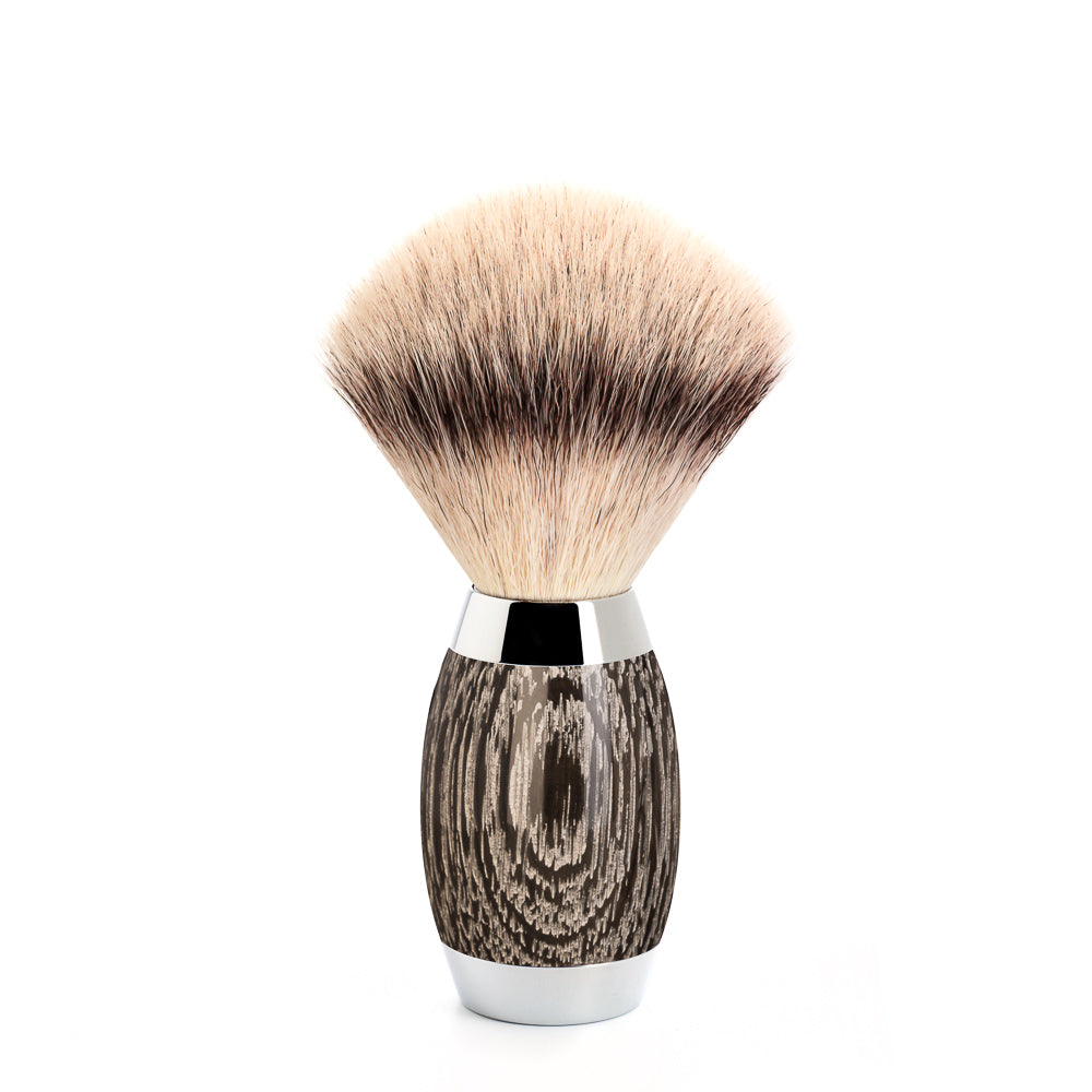 Silvertip Fibre® Rasierpinsel, Edition No. 3, Moos-Eiche & Sterling Silber