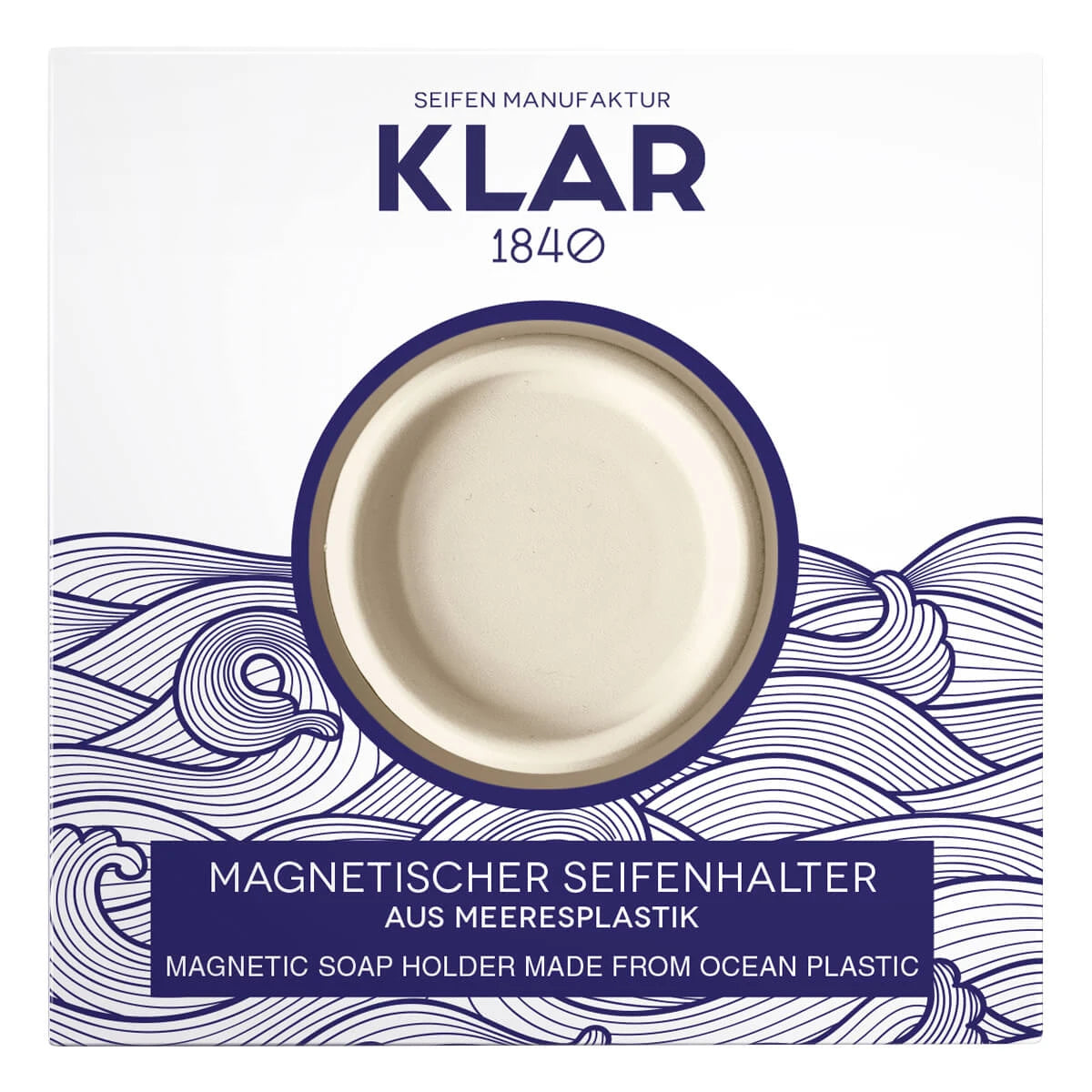 Magnetischer Seifenhalter, weiß