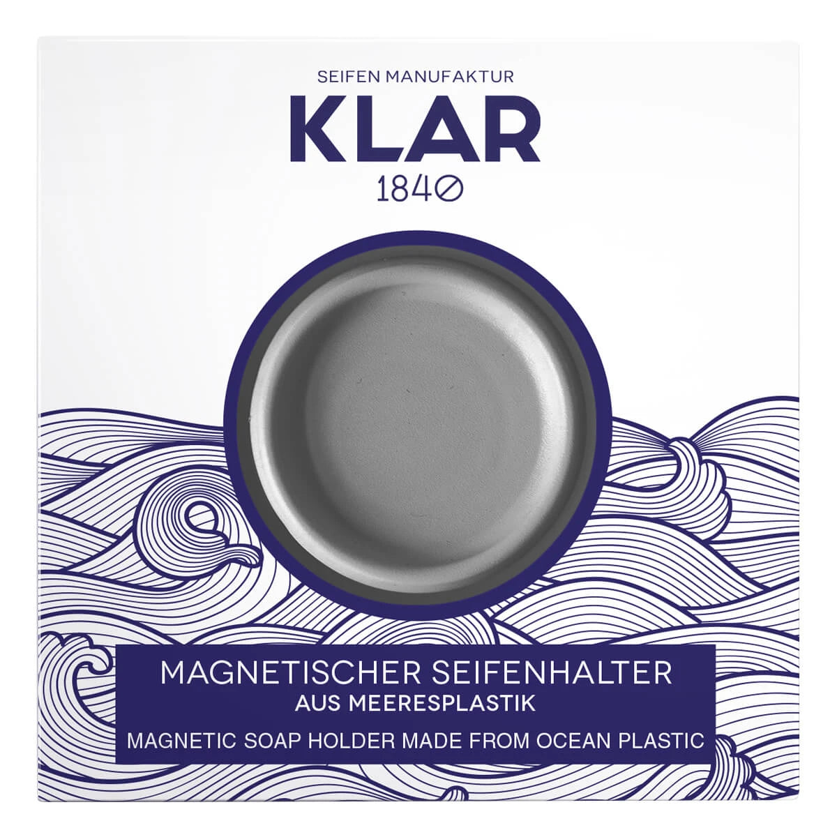Magnetischer Seifenhalter, Grau