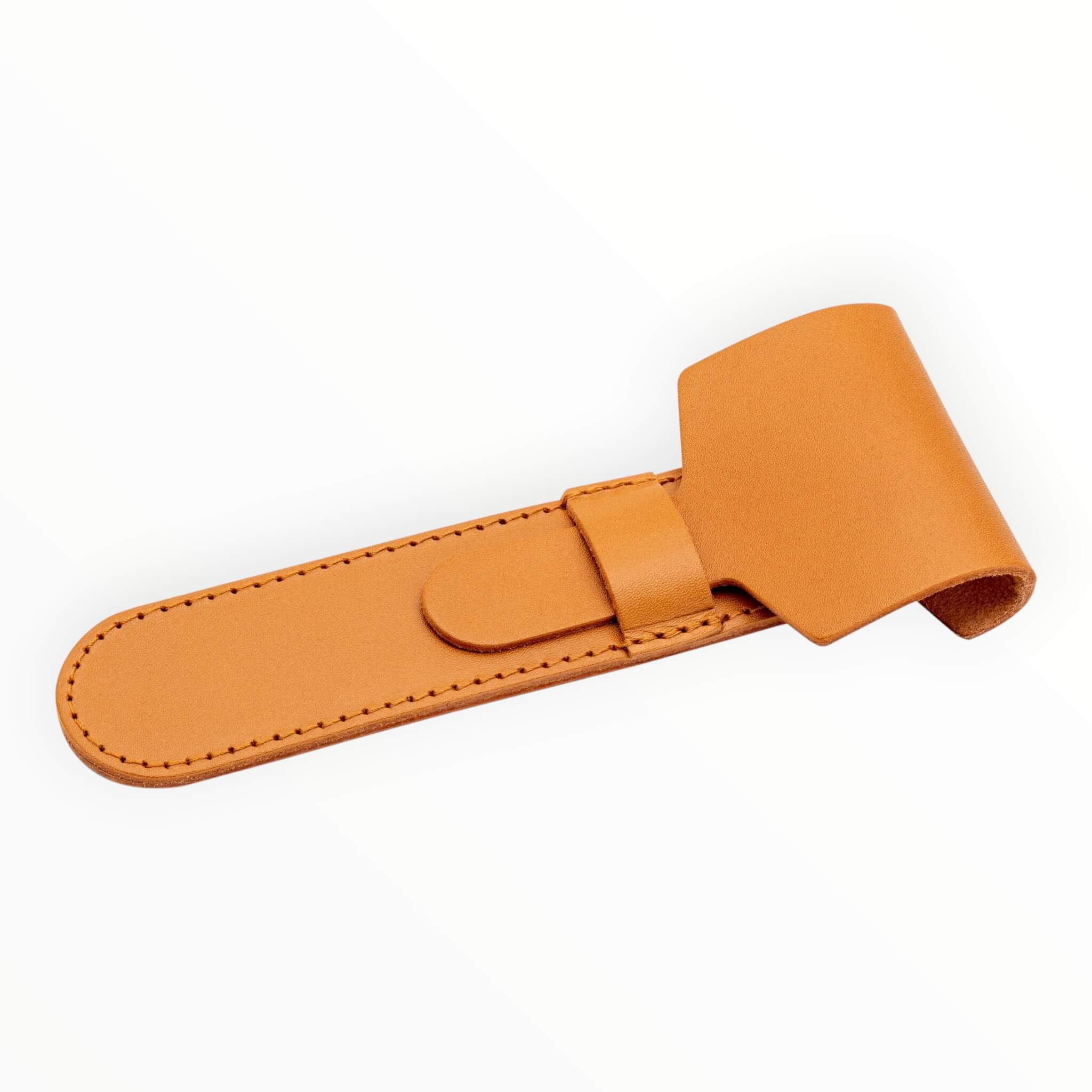 Etui für Rasierhobel, Leder braun