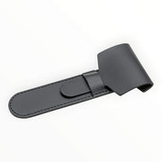 Etui für Rasierhobel, schwarzes Leder