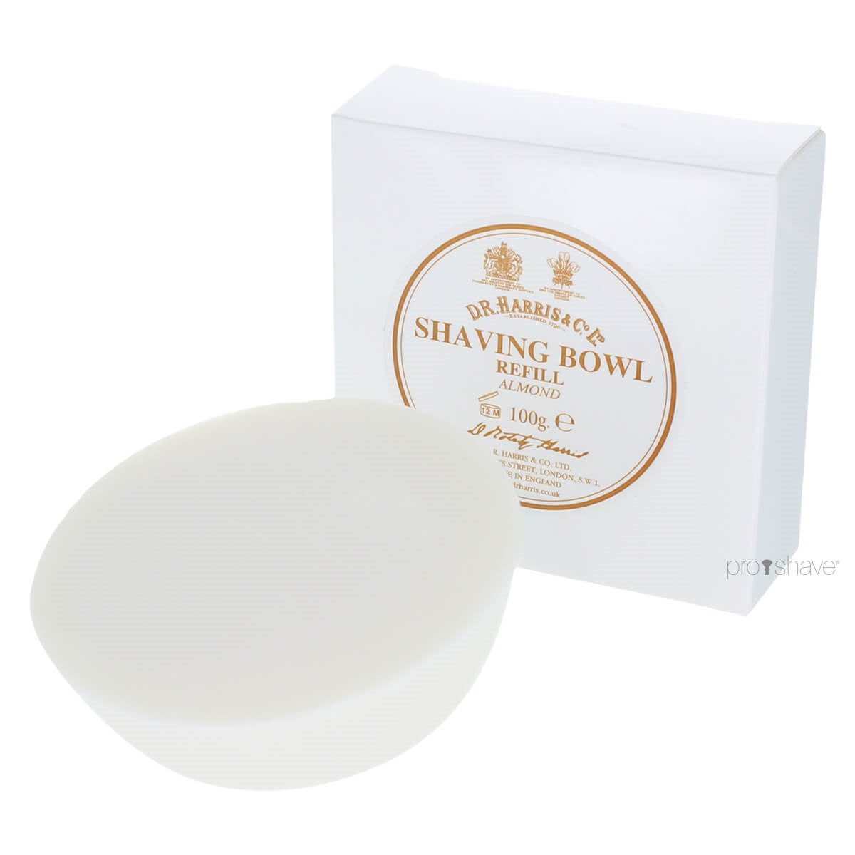 Mandel-Rasierseife, Nachfüllpackung, 100 gr.