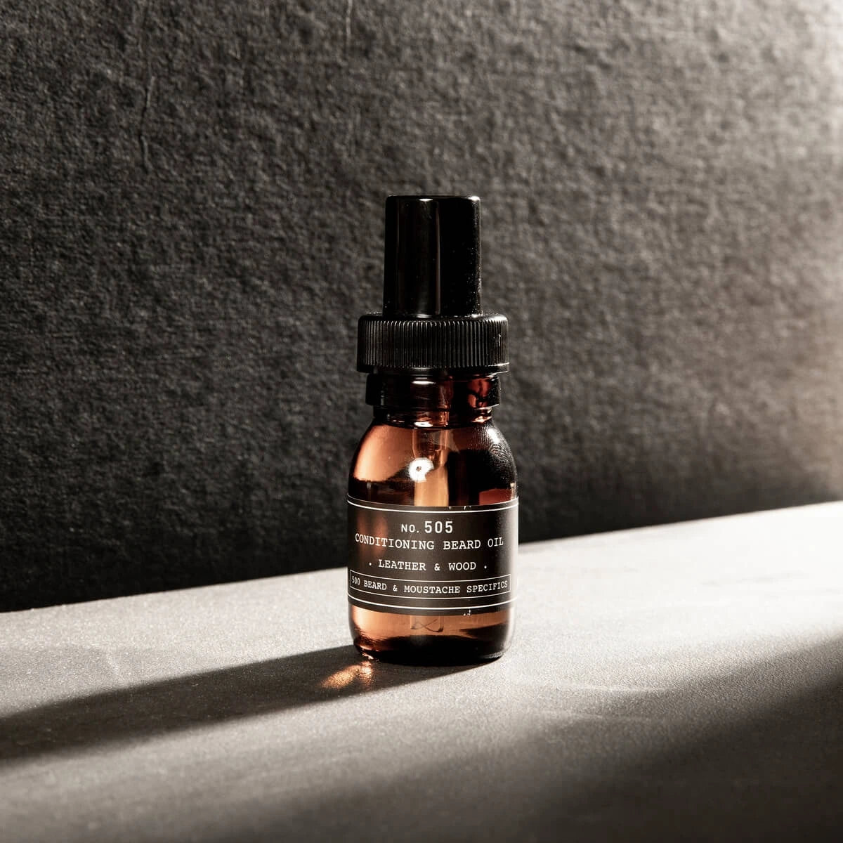 Pflegendes Bartöl, Leder & Holz, Nr. 505, 30 ml.