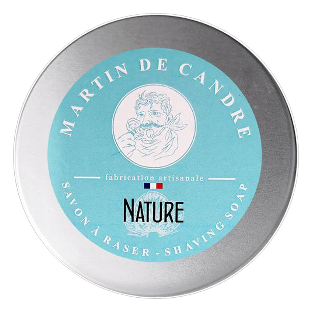 Rasierseife, Natur - Parfümfrei, 50 g.