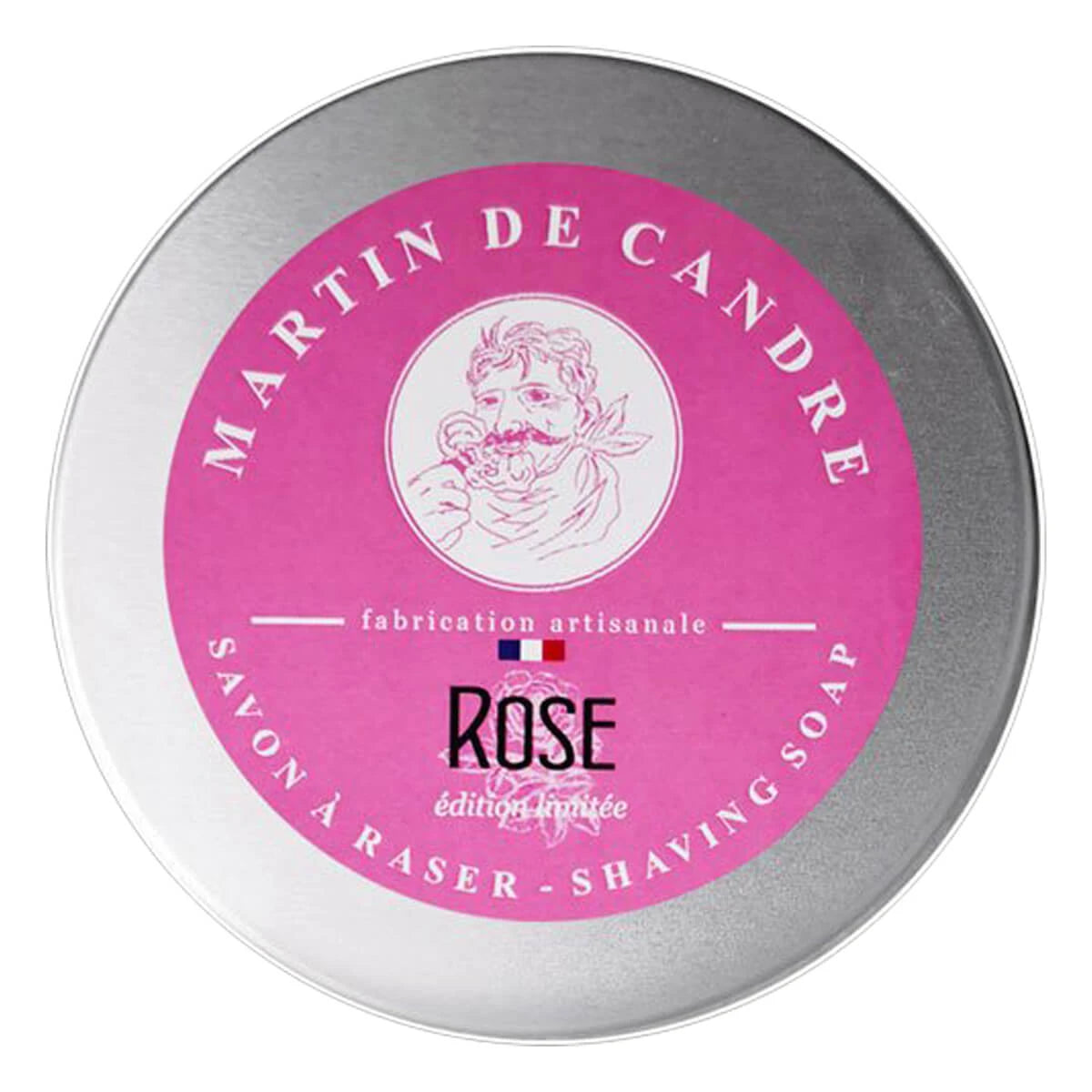 Rasierseife, Rose, 50 g.