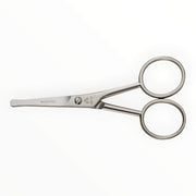 Pflegeschere für Ohren- und Nasenhaare, Edelstahl, 10 cm.