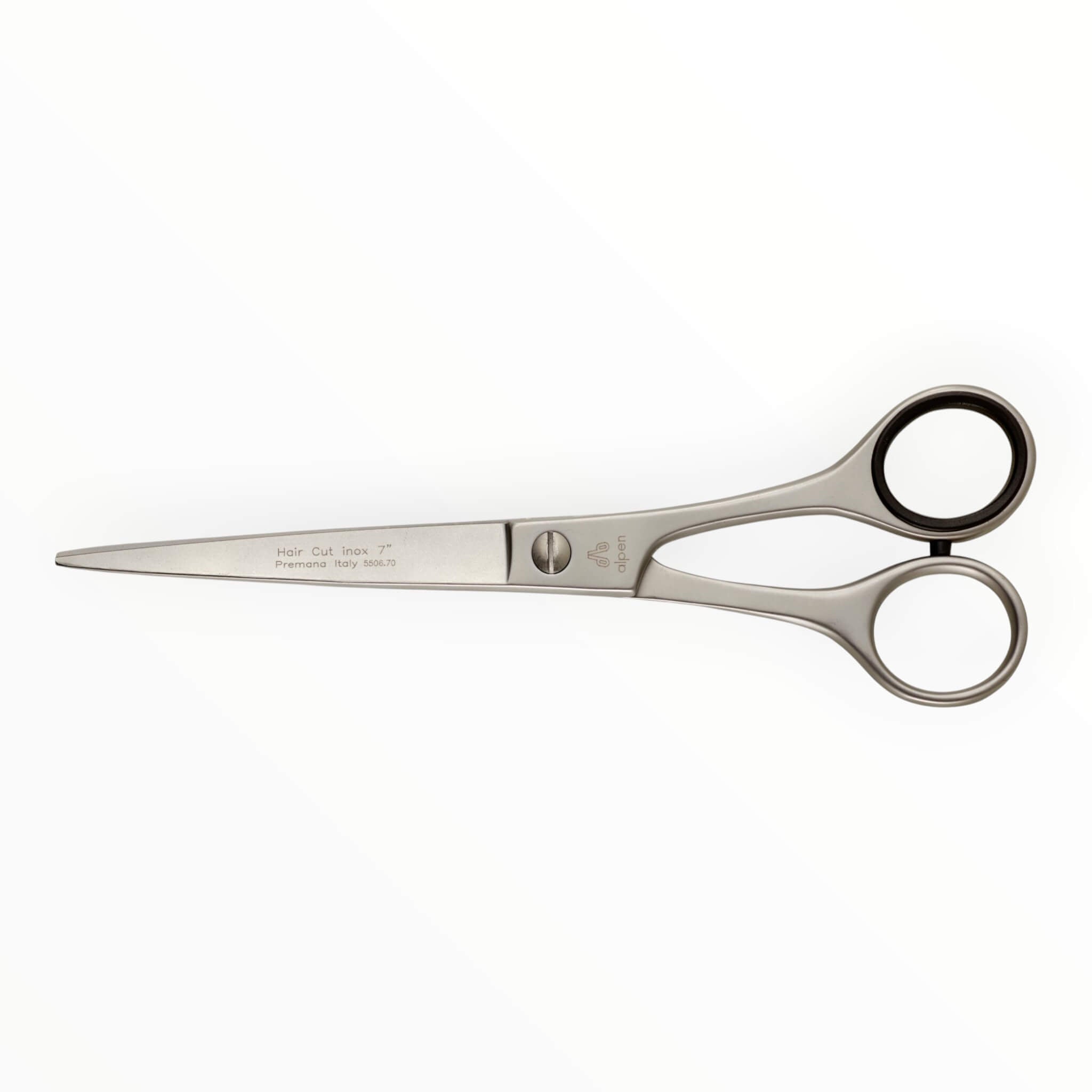 Friseurschere, Mikrozahnung, Edelstahl, 18 cm.