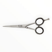 Friseurschere, Rasierklinge, rostfreier Stahl, 13 cm.